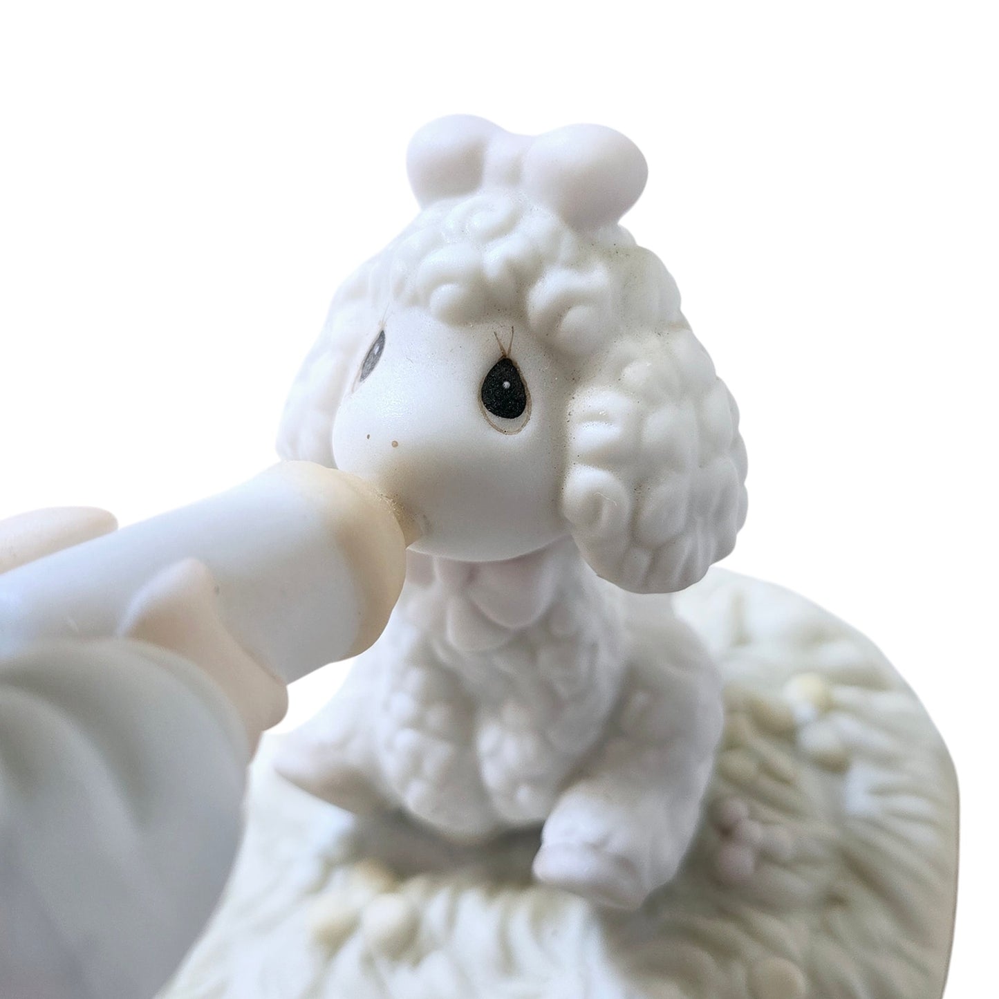 Vtg 1987 Feed My Sheep Precious Moments Figurine Members Only Piece with Box