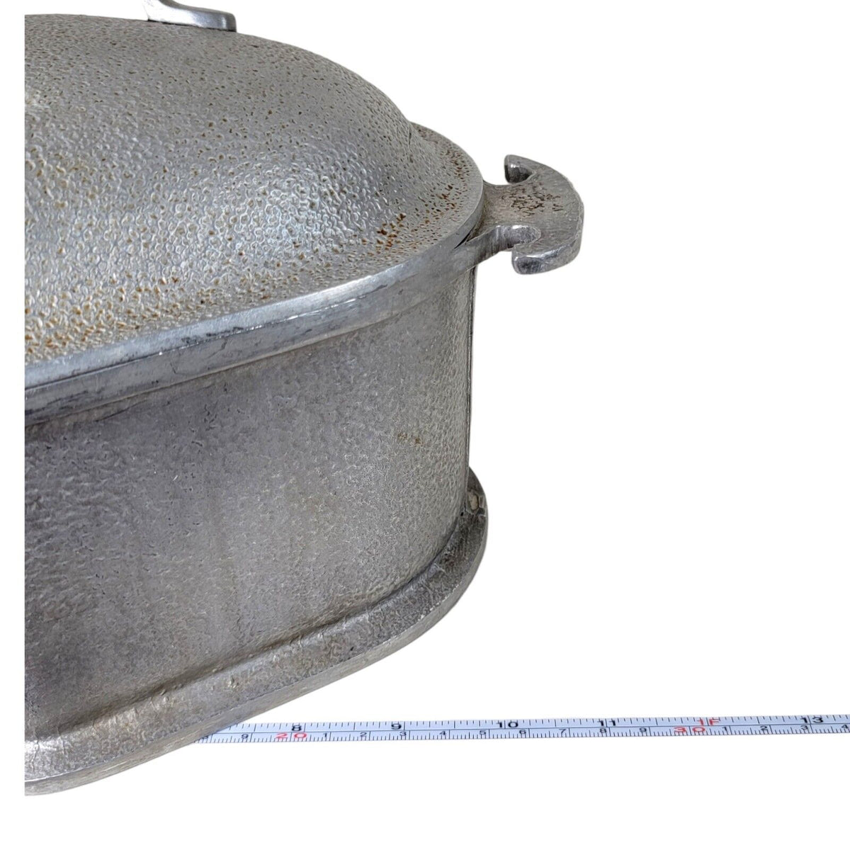 Vintage Guardian Service Hammered Aluminum Heart Triangle Roaster Pot Lid 3 Qt