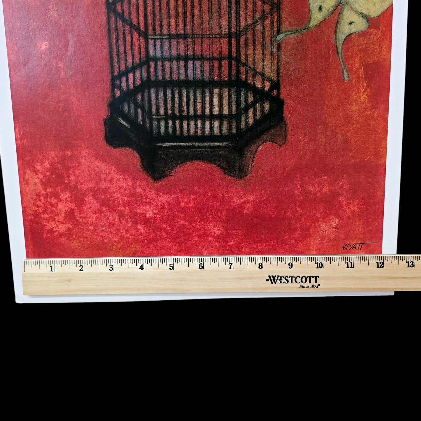Two 16x12 Butterfly Art Prints: "Asian Birdcage I and II, 2008 New World Graphics by Norman Wyatt, Jr.