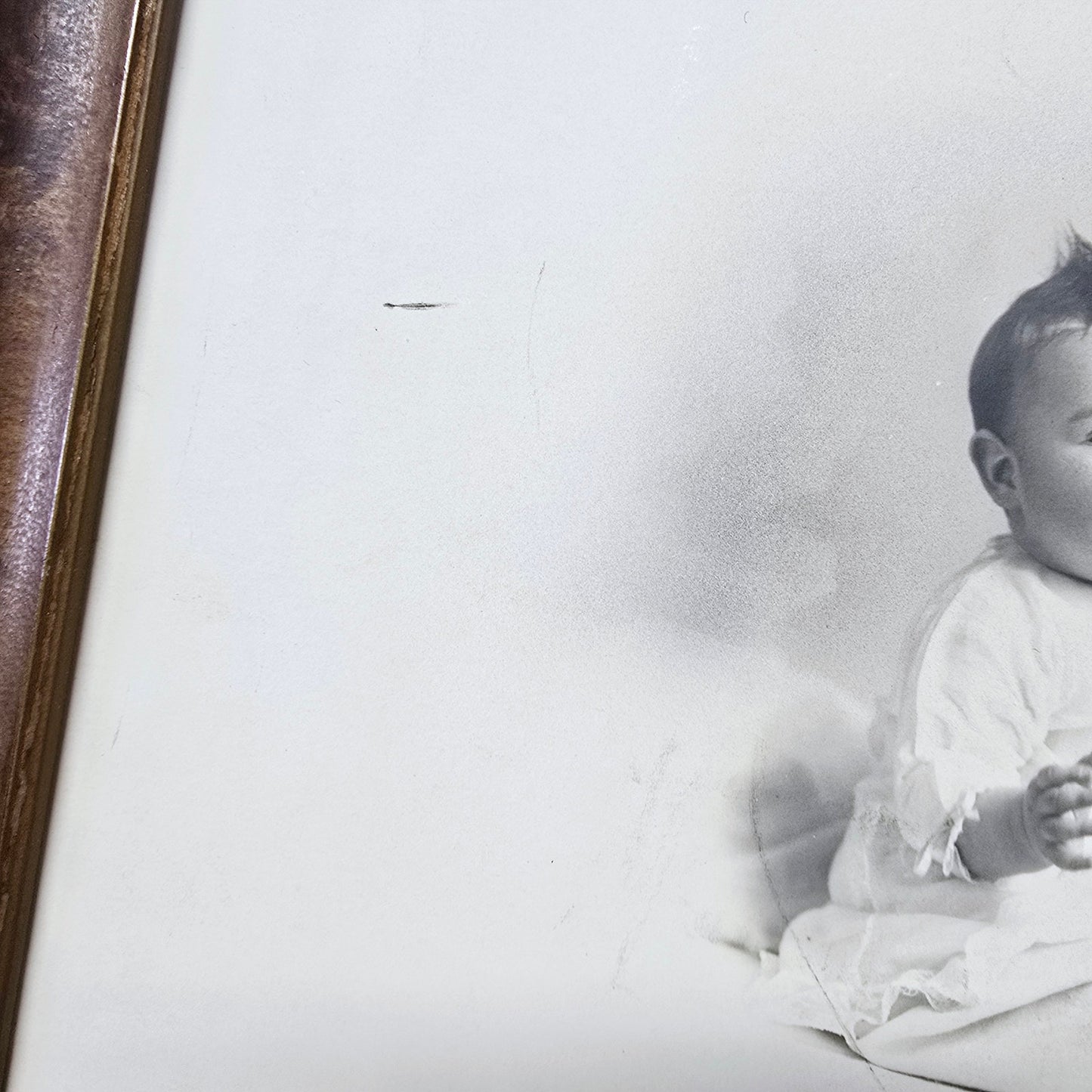 Antique 3 Pose Hartsook Baby Photos, Framed, Adorable Triplets