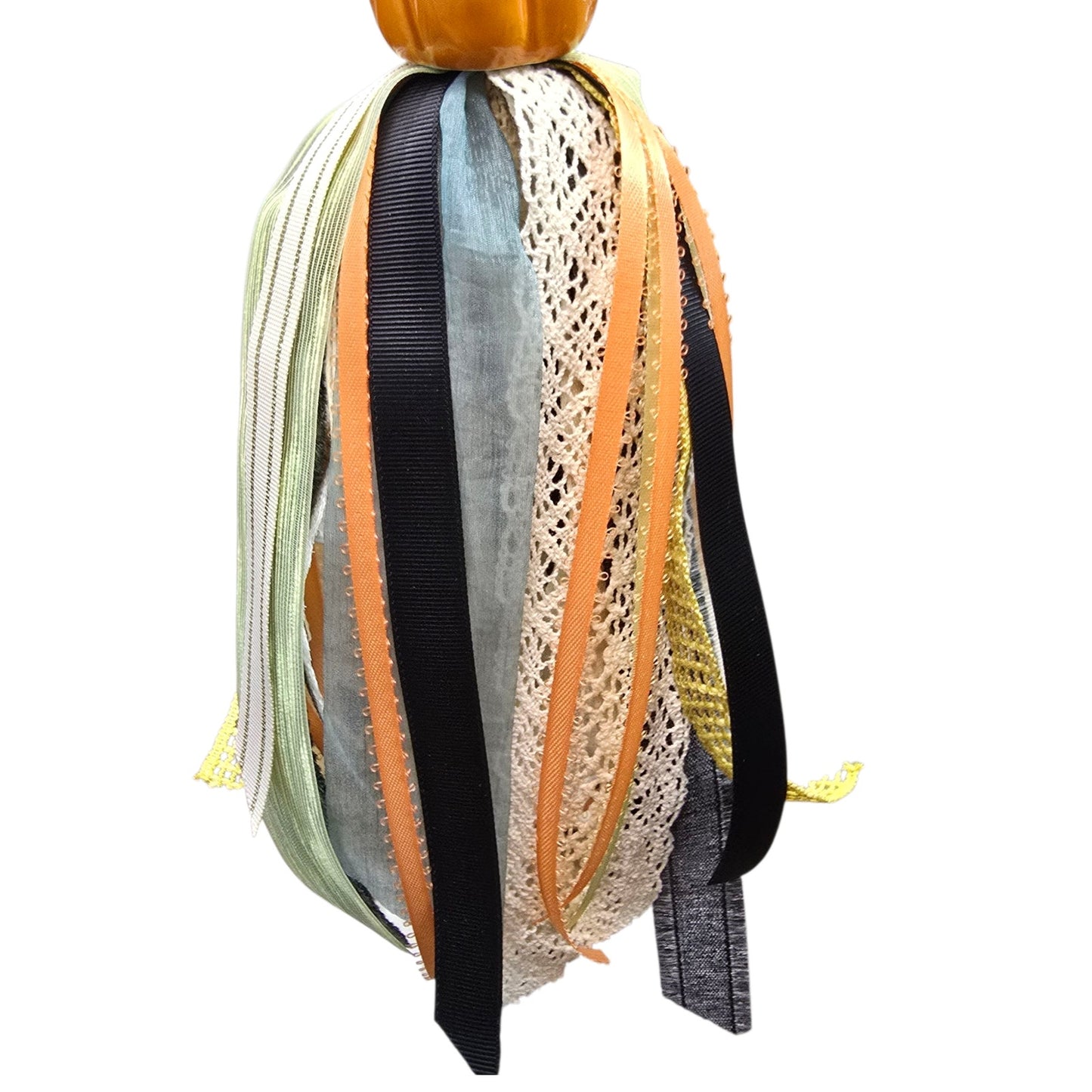 Halloween Pumpkin Tassel | Ceramic Salt Shaker Hanging Ribbon Decor Fall Pumpkin