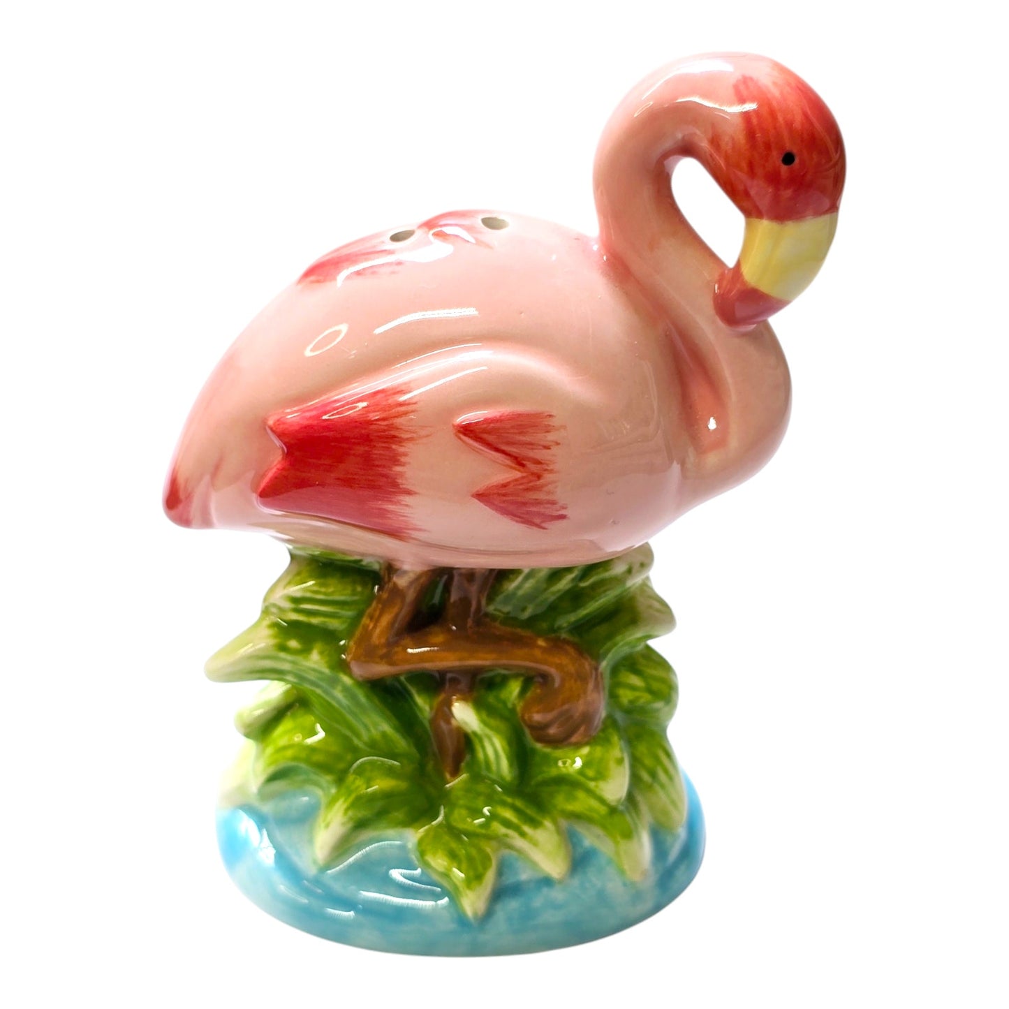 Flamingo in Foliage LIVE-CRAFTED SHAKER + 3 PINS Join me LIVE to give Input, or Give me Creative Freedom! Bird