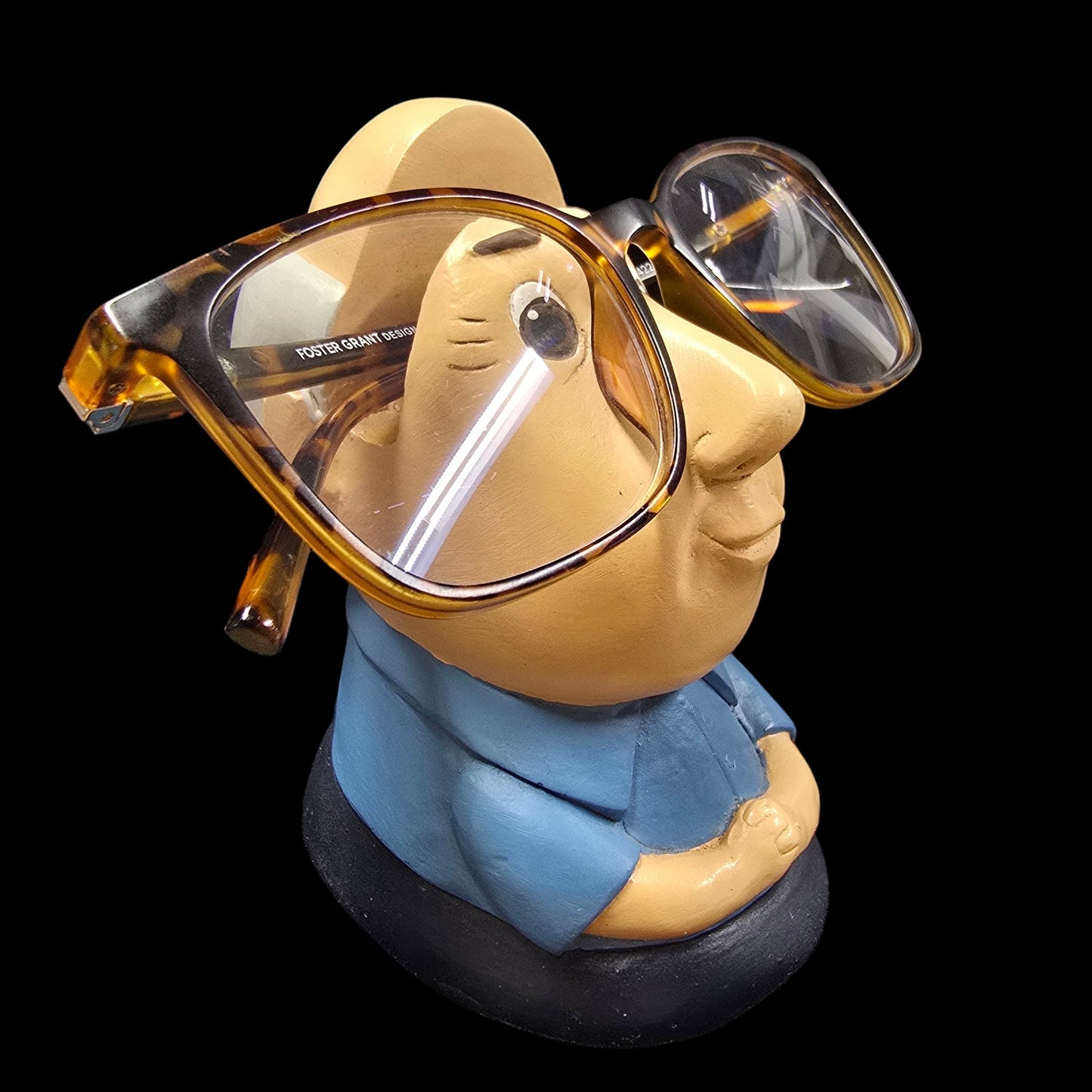 Little Man Eye Glasses Holder, Eye Glasses Stand Head, Desktop Glasses Holder