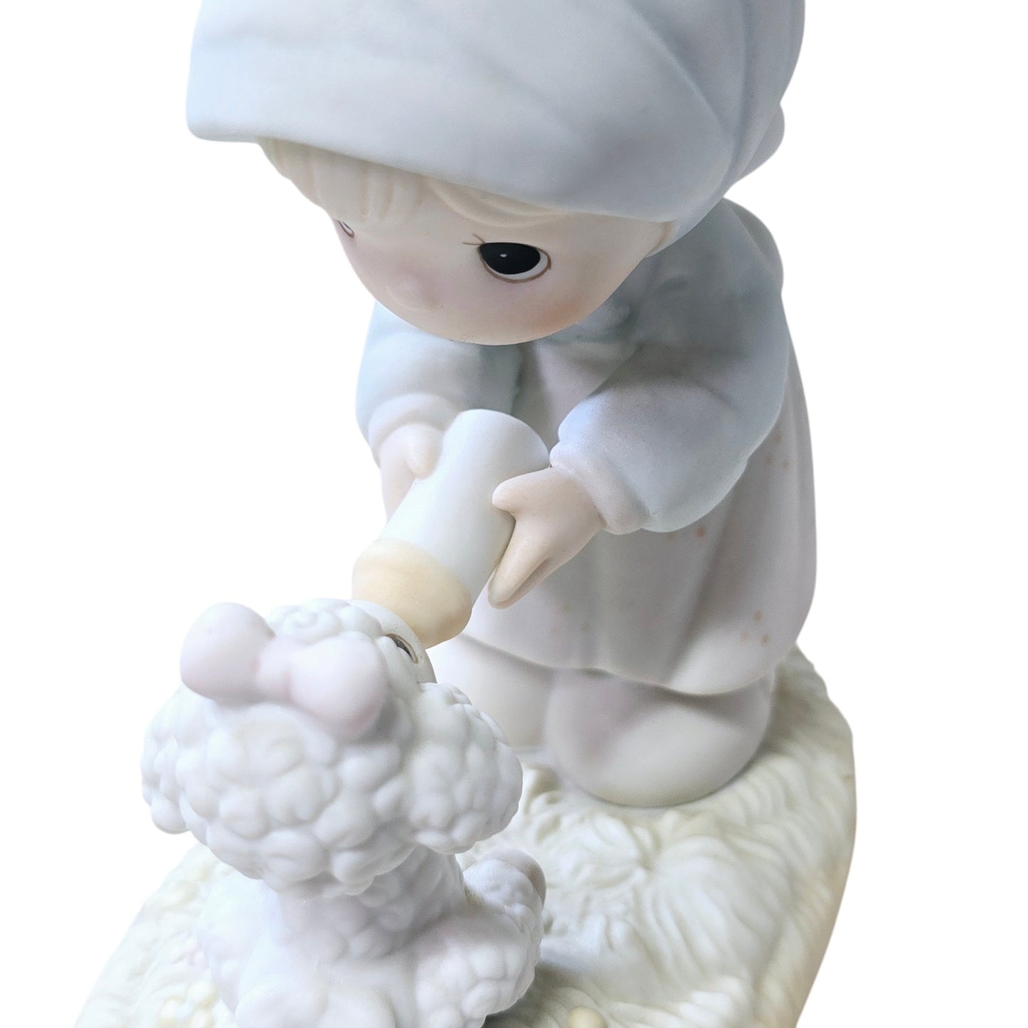 Vtg 1987 Feed My Sheep Precious Moments Figurine Members Only Piece with Box