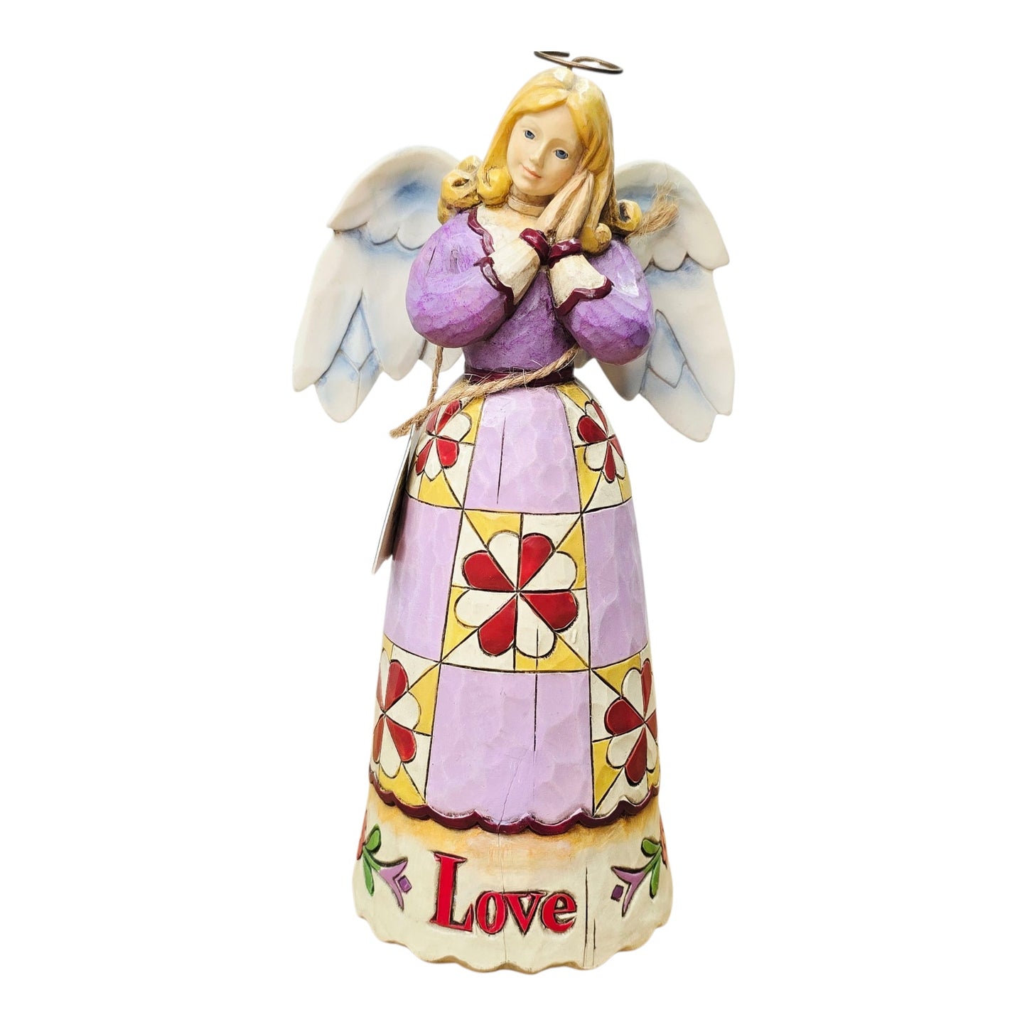 Jim Shore Heartwood Creek Angel Figurine 4010531 Simple Love 7" Enesco 2008