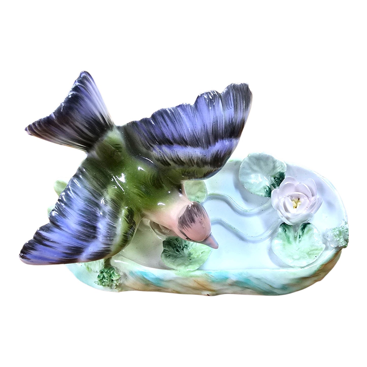 (For Customer) Vintage Erich Stauffer Porcelain Bird with “Cardinal” marking) # 8437