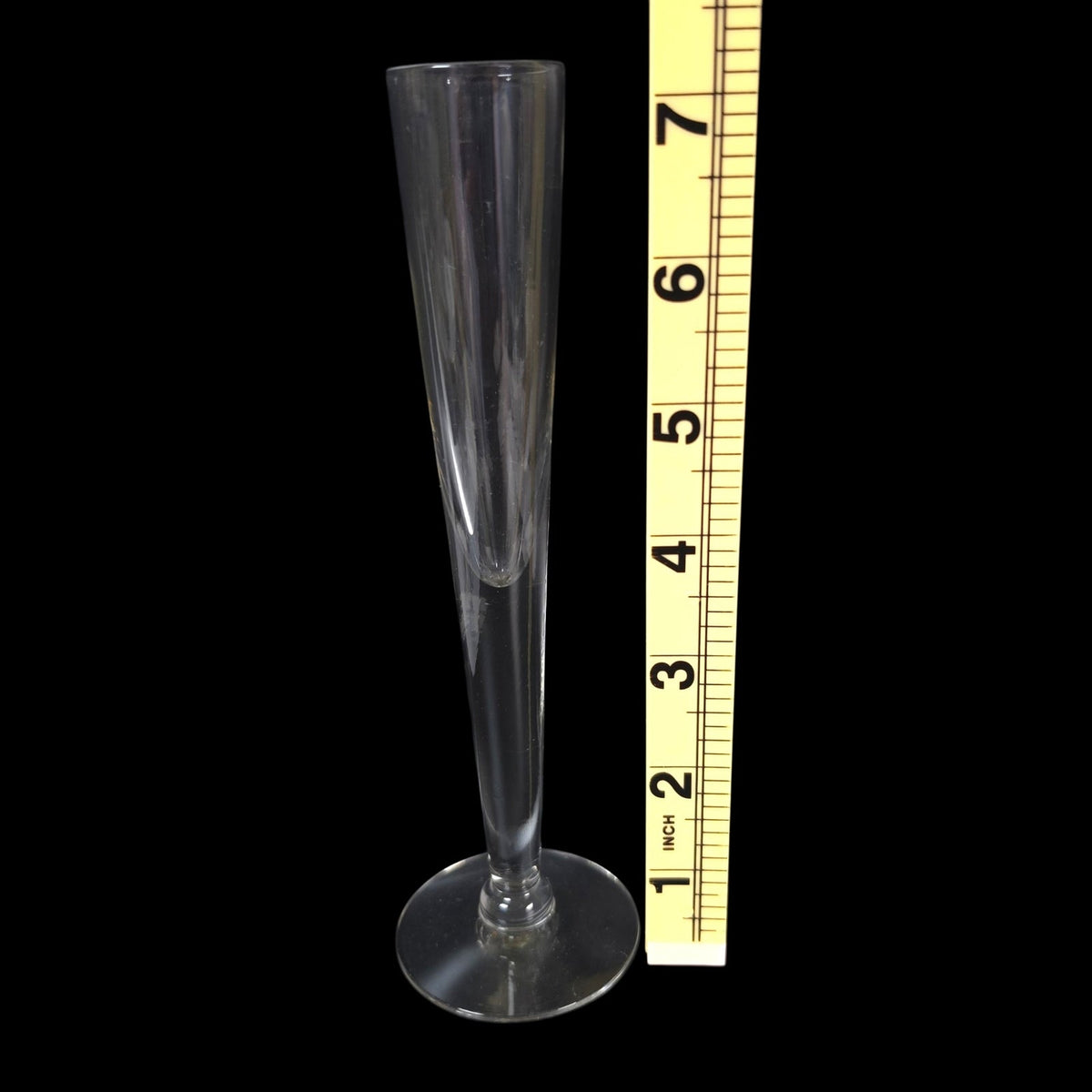 Clear Glass Cordial Liqueur Flutes Set of 3 Two Heights Bud Vase Trio