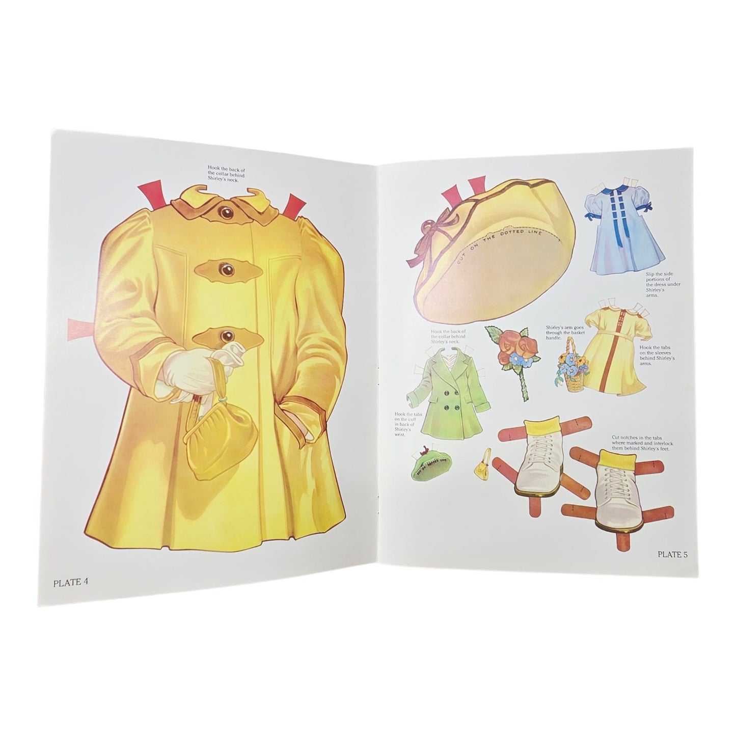 Classic Shirley Temple Paper Dolls in Full Color Dover 1986 Book