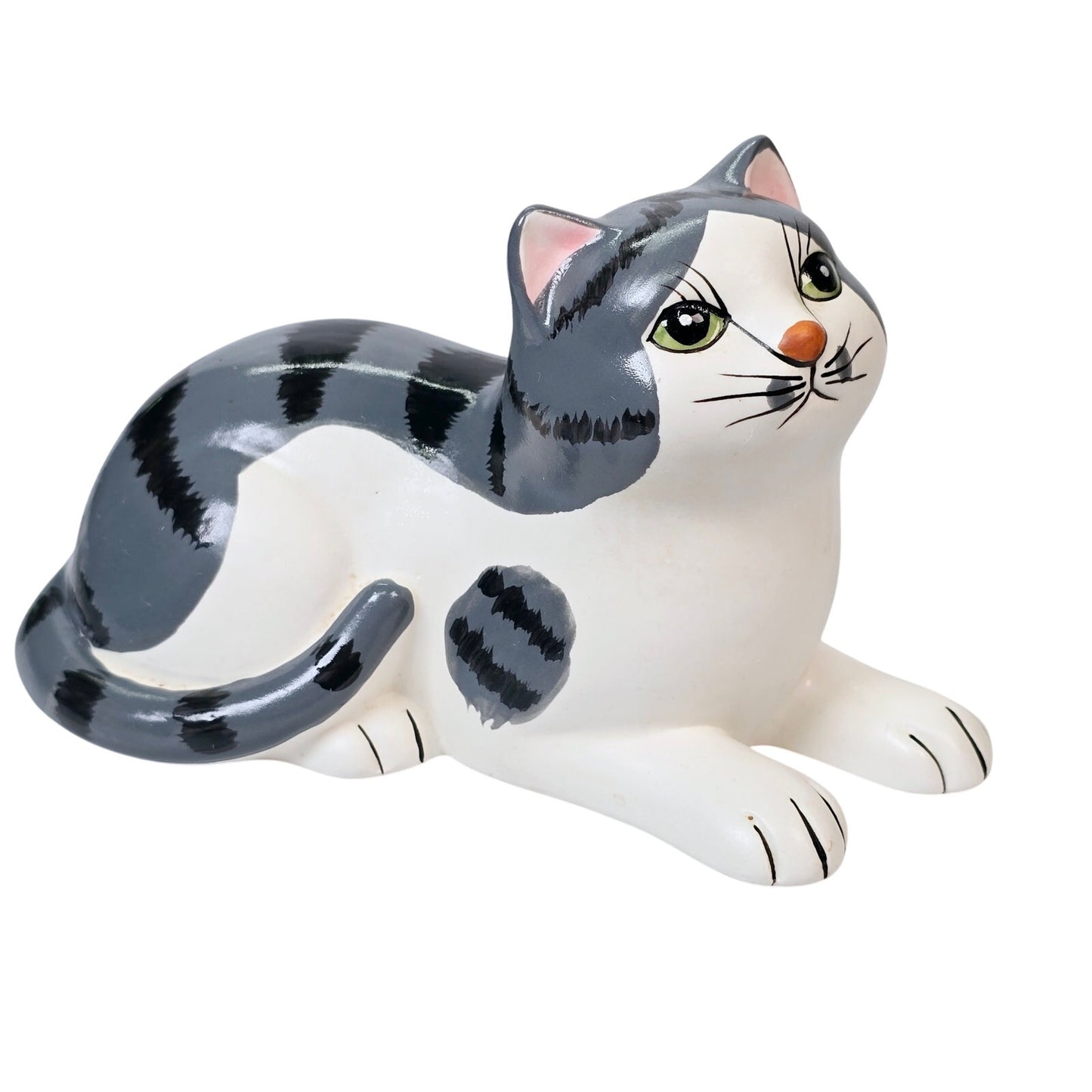 Royal Orleans 1985 Japan Grey Cat Figurine