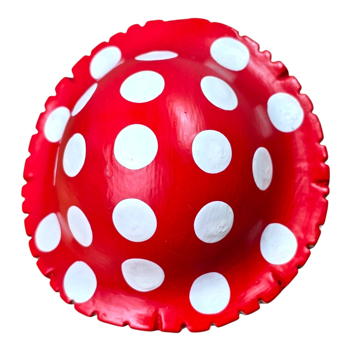 DCUK Wooden Hedgehog Mushroom Toadstool Cap Hand Carved Painted Figurine