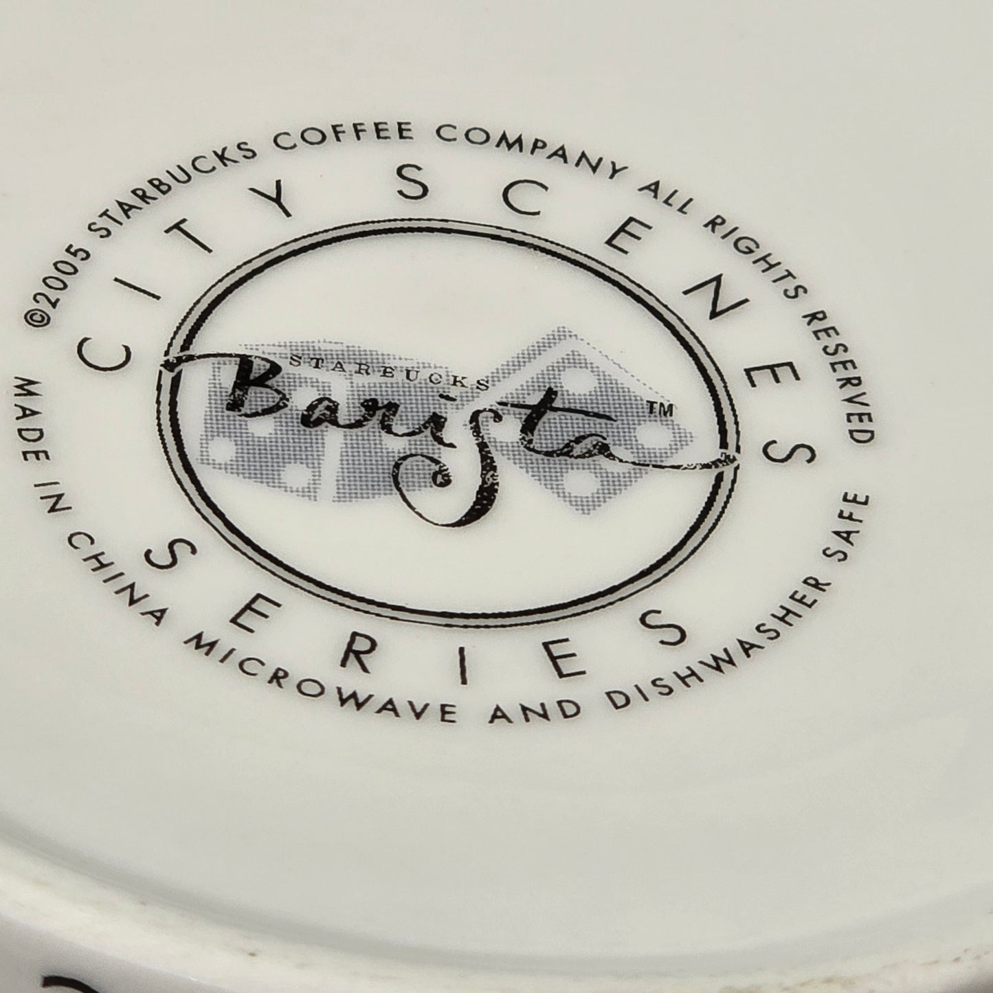 Starbucks Las Vegas Mug 2005 Barista City Scenes Series Collectors 16 oz Large