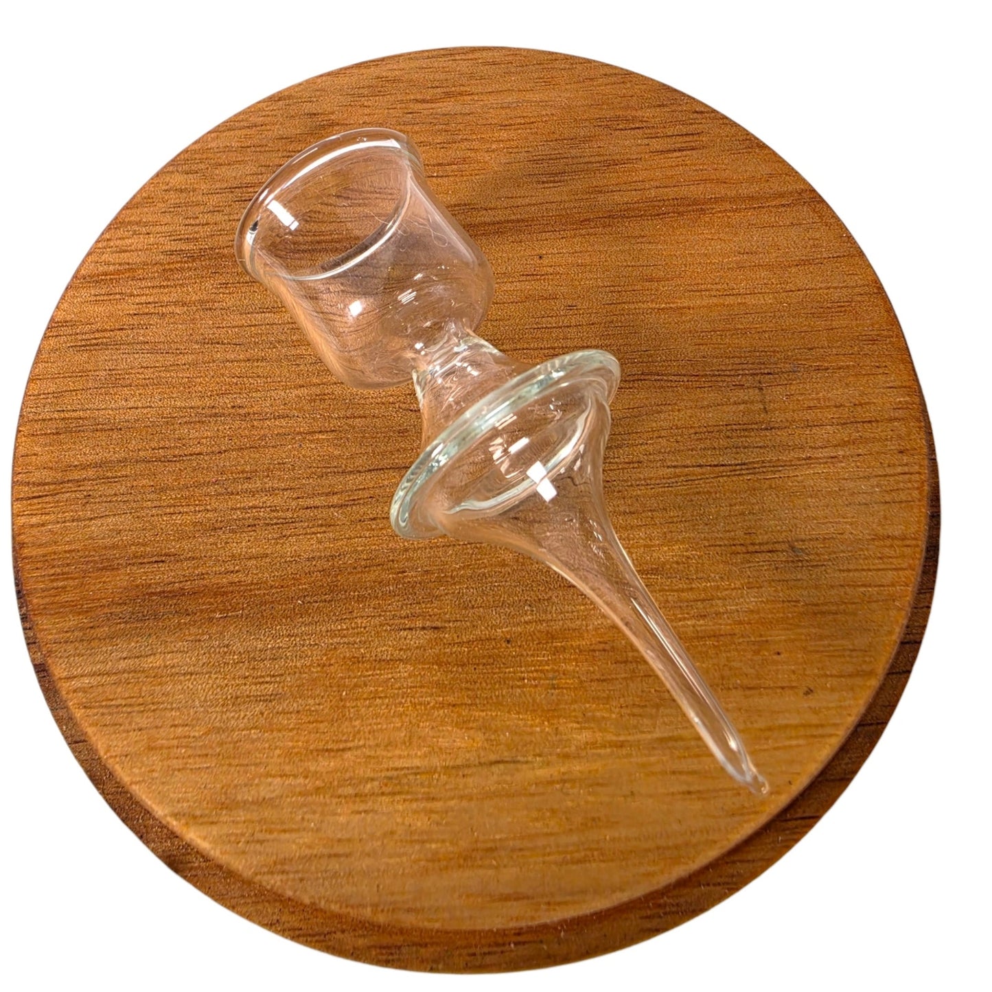 Vintage Miniature Glass Toast Glasses Cake Topper Goblets Set of 3 1950s
