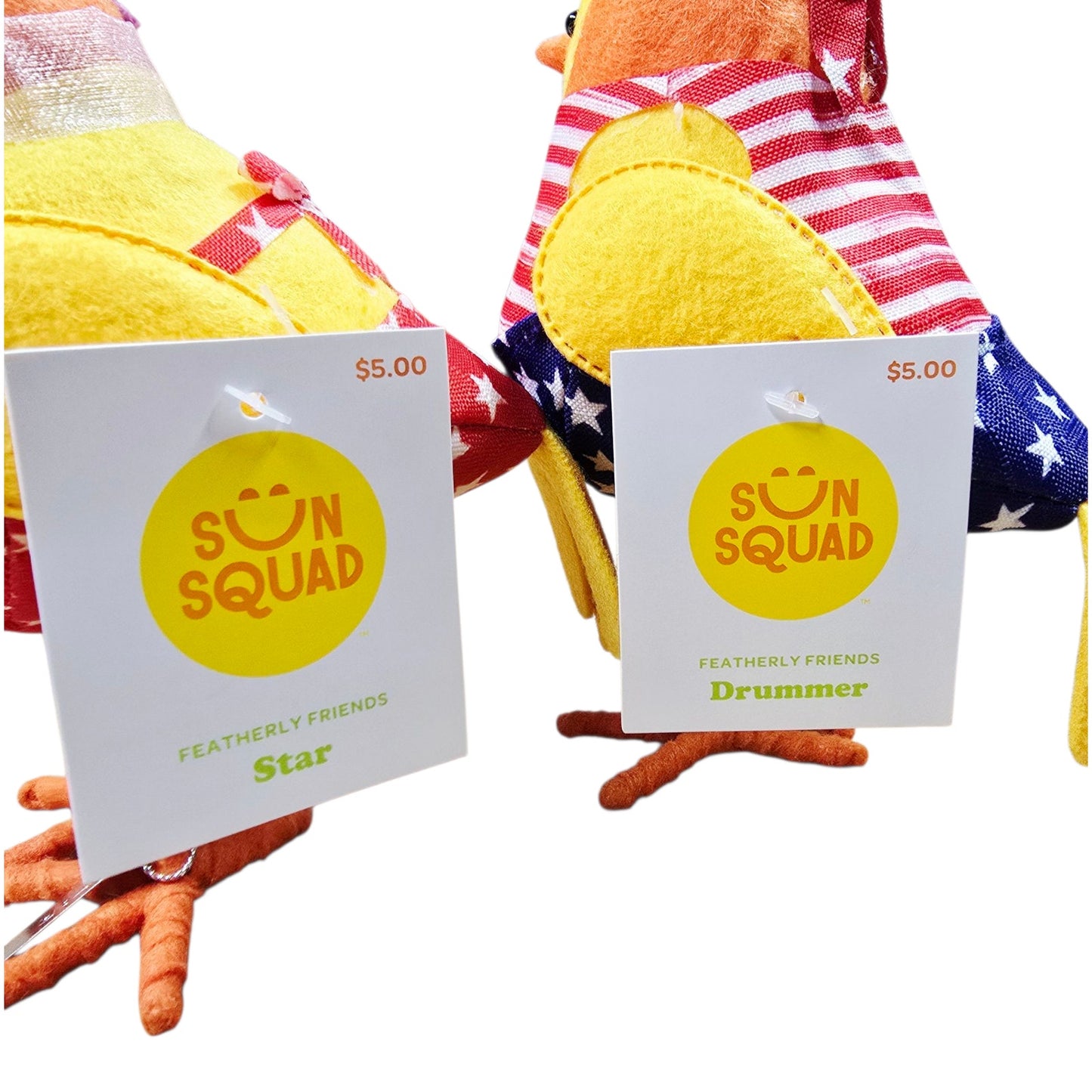 2022 Target Sun Squad Spritz Summer Americana Fabric Birds Drummer & Star New