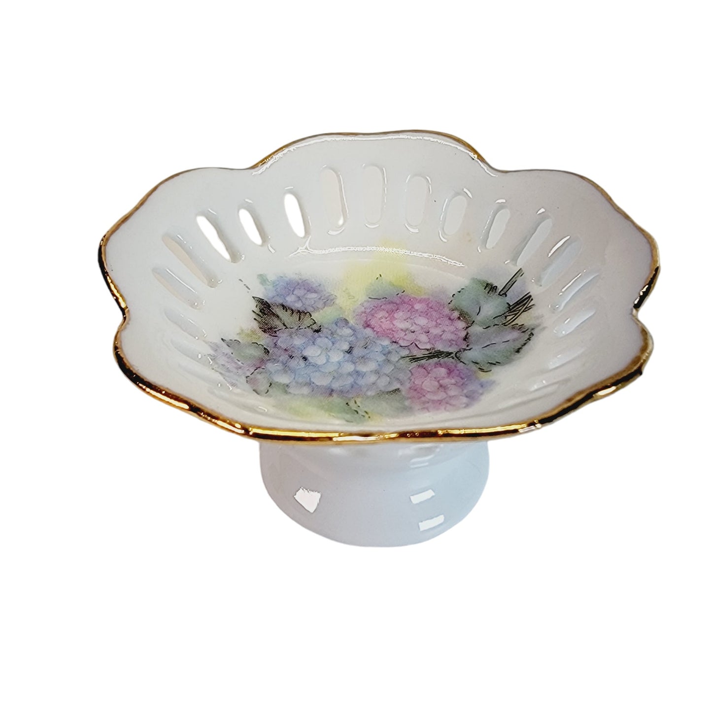 Set of 5 Tiny Sugar Pedestals Chocolate Dinner Mint Dish by Lois White CreARTive Treasures