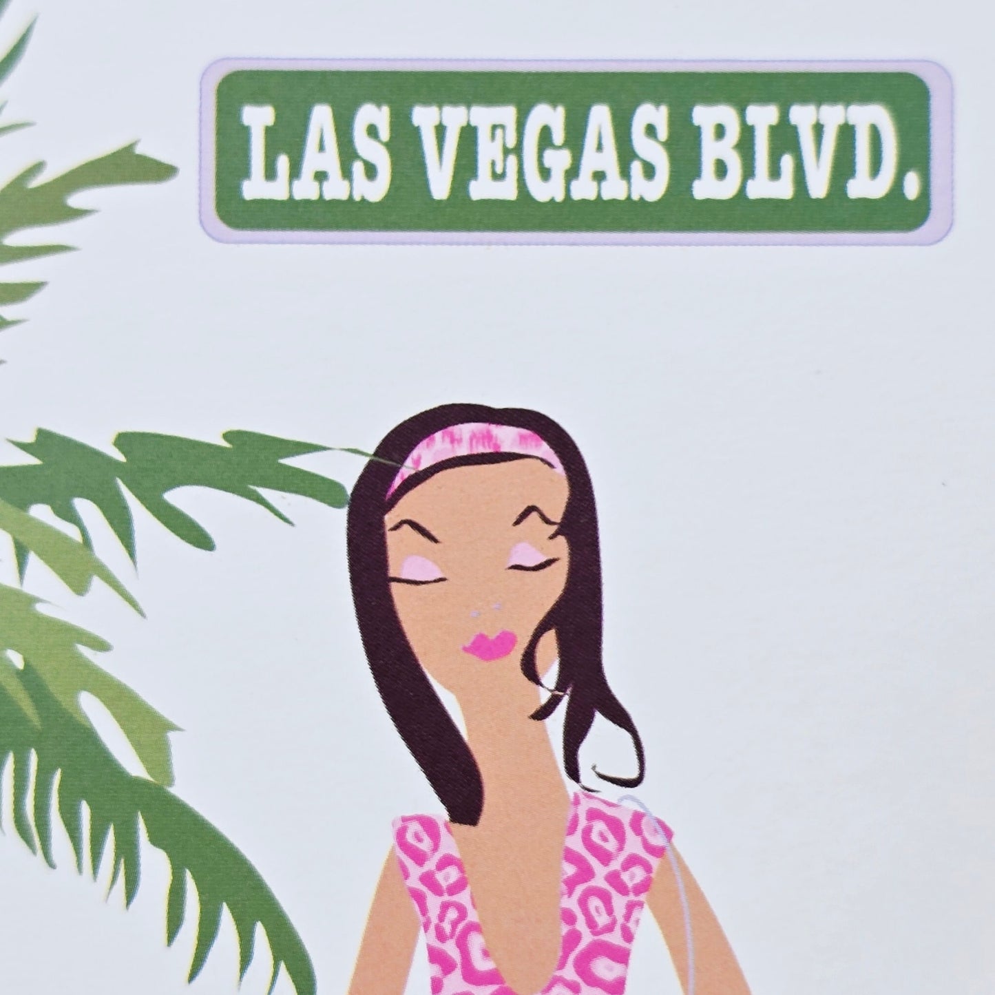 14" x 11" Art Print "Vegas Vixen" McGraw Group LLC 2007 Victoria Lowe, Printed in USA