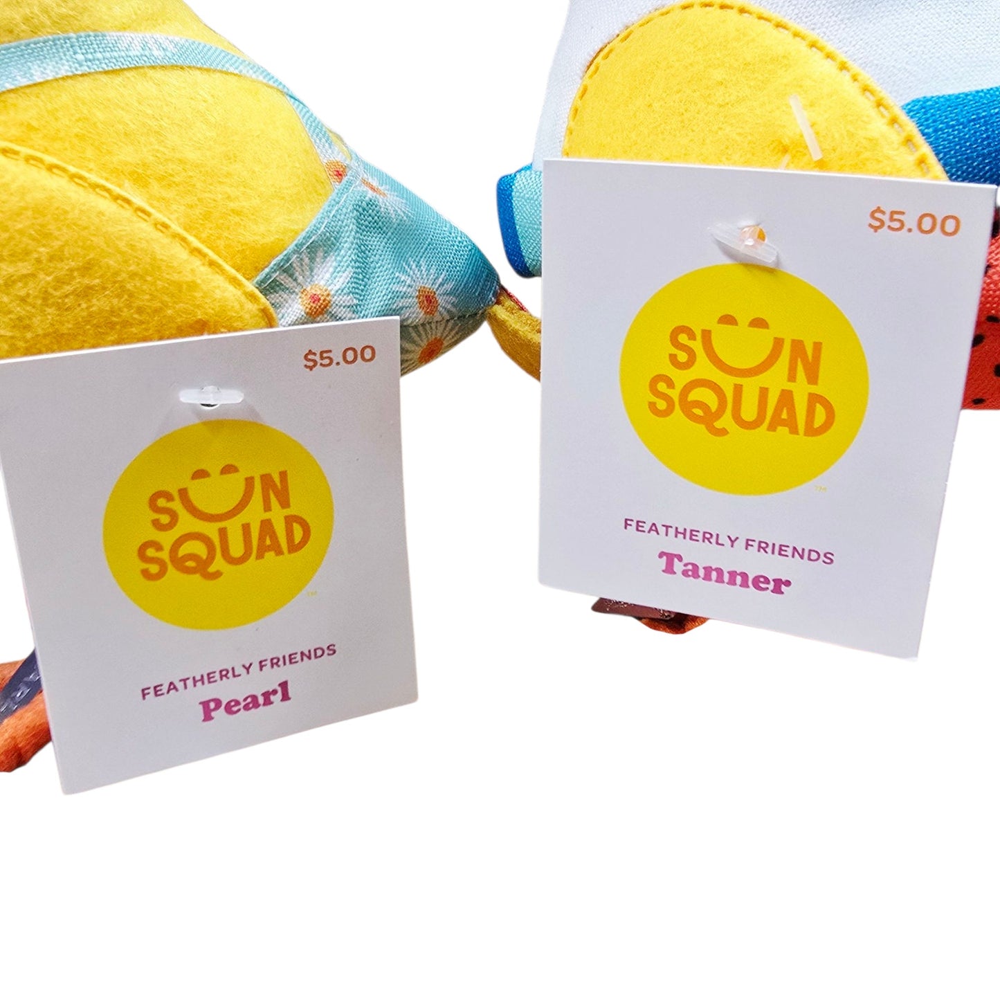 Target Bird Featherly Friends Lot of 2 Sun Squad Pearl Tanner 2022