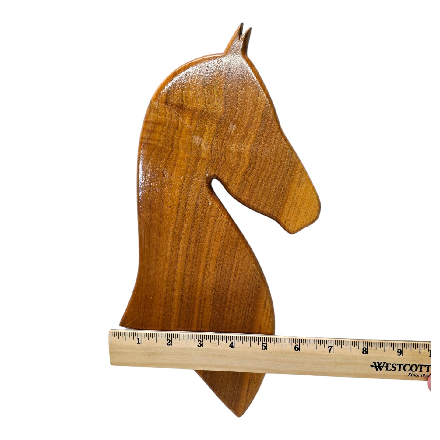 Vintage Hand Carved Wooden Horse Silhouette Hobby Piece