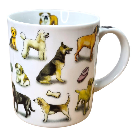 Paul Cardew Dog Coffee Mug Man’s Best Friend 2010 England Ceramic Tea Cup