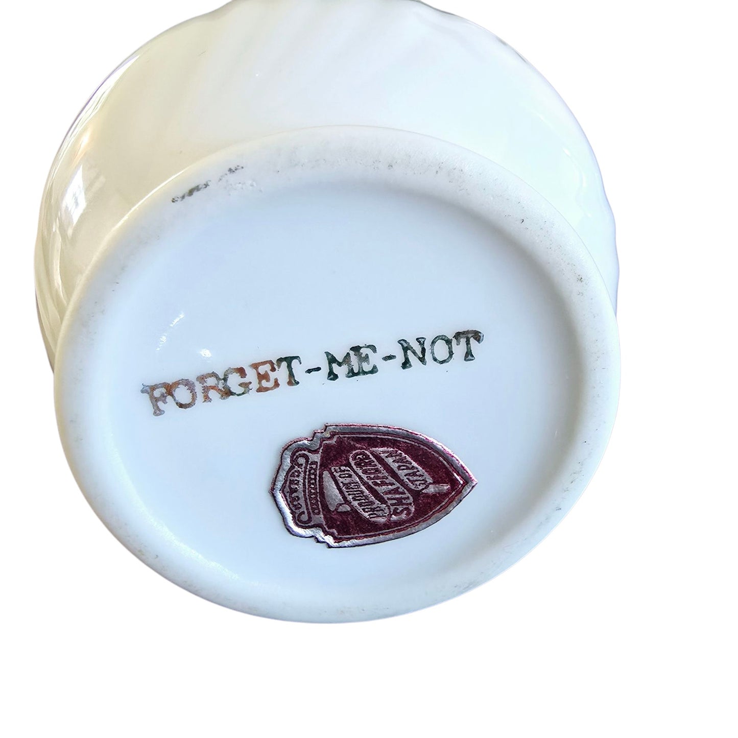 Vintage Shafford Forget Me Not Salt Shaker Hat Pin Display