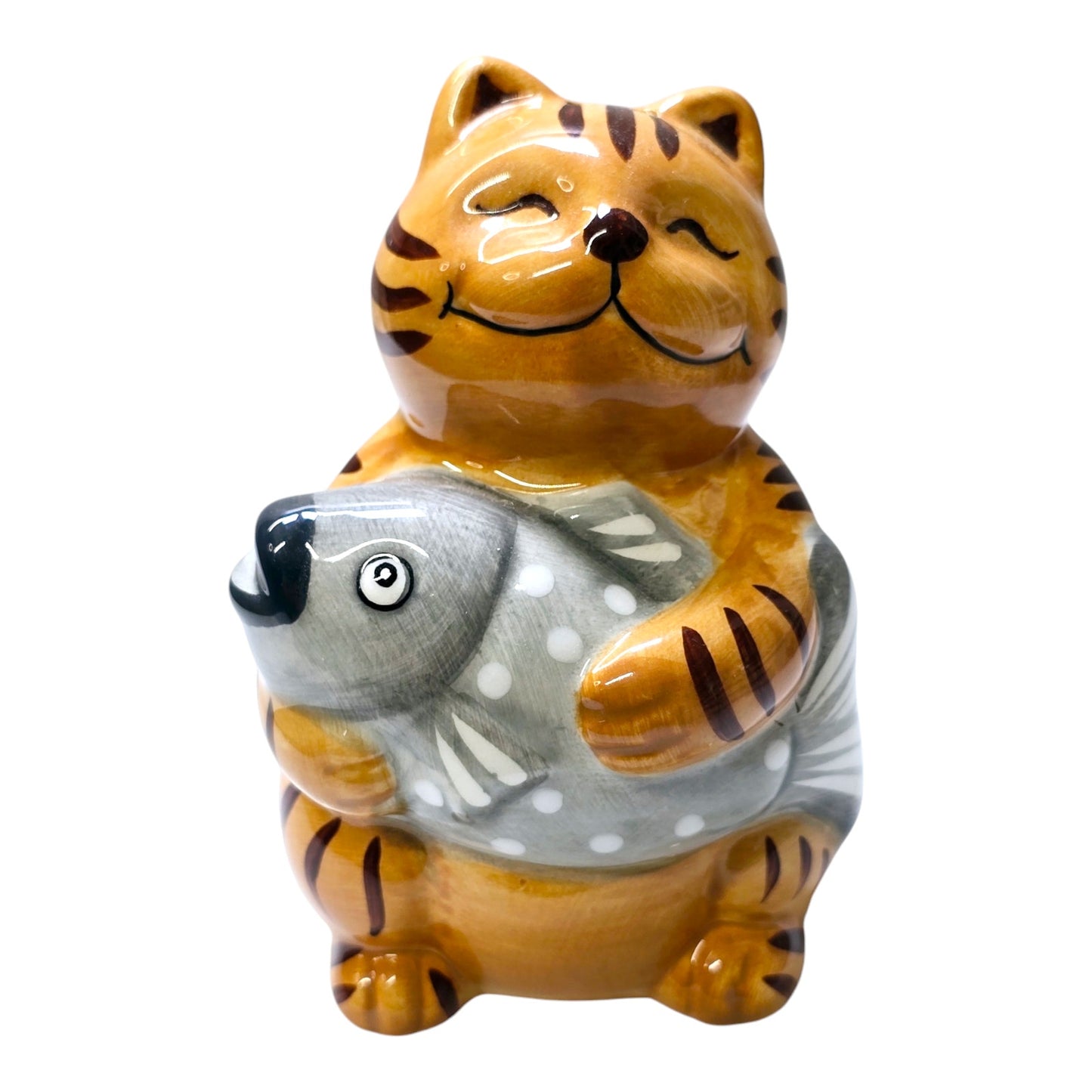 Proud Cat with Fish LIVE-CRAFTED SHAKER + 3 PINS Join me LIVE to give Input, or Give me Creative Freedom! Cat