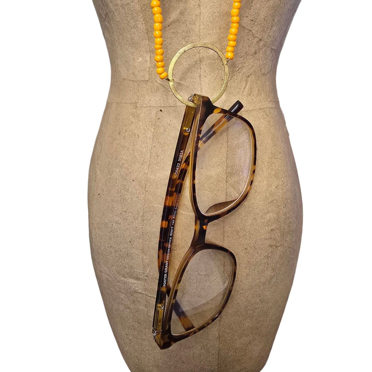 * Long Beaded Eyeglasses Holder Landyard Necklace 34"
