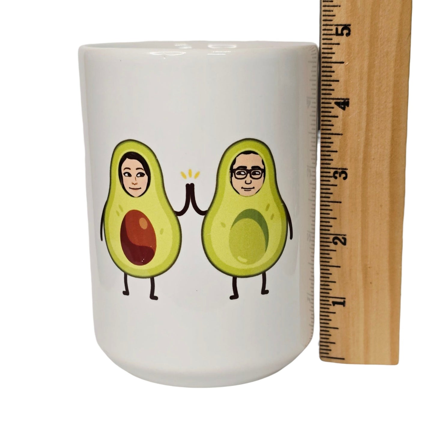 Avocado Pregnancy Coffee Mug - Bitmoji Meme Baby Shower Gift You Complete Me Mug
