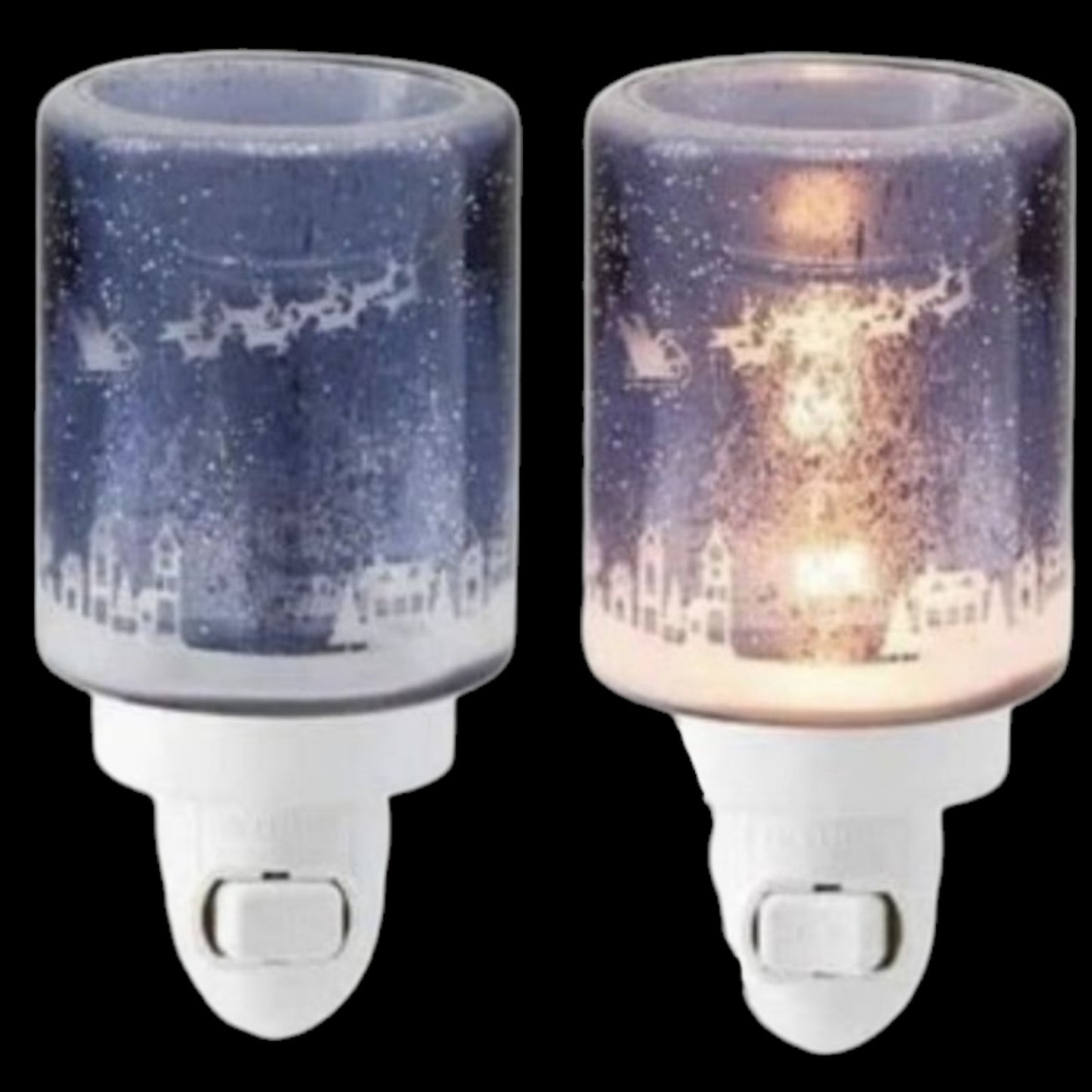 Scentsy Plug-In Mini Warmer Nightlight To All A Good Night Reindeer Holiday NIB