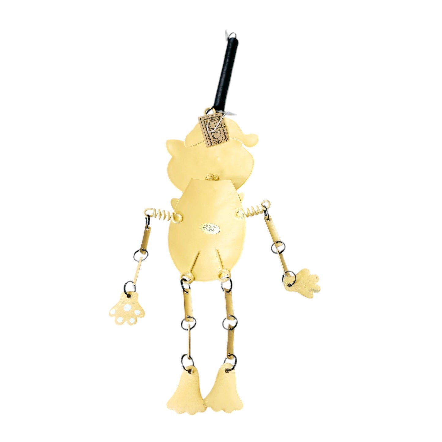 Metal Hangin Holiday Cat Decoration