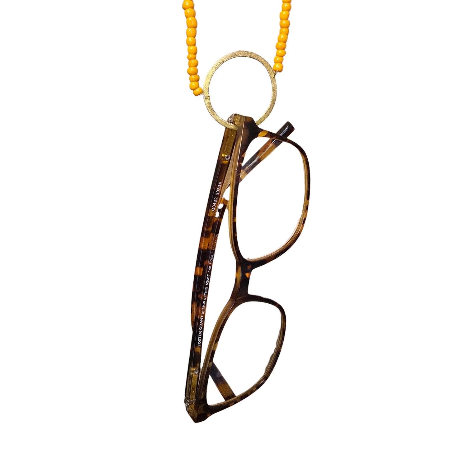 * Long Beaded Eyeglasses Holder Landyard Necklace 34"