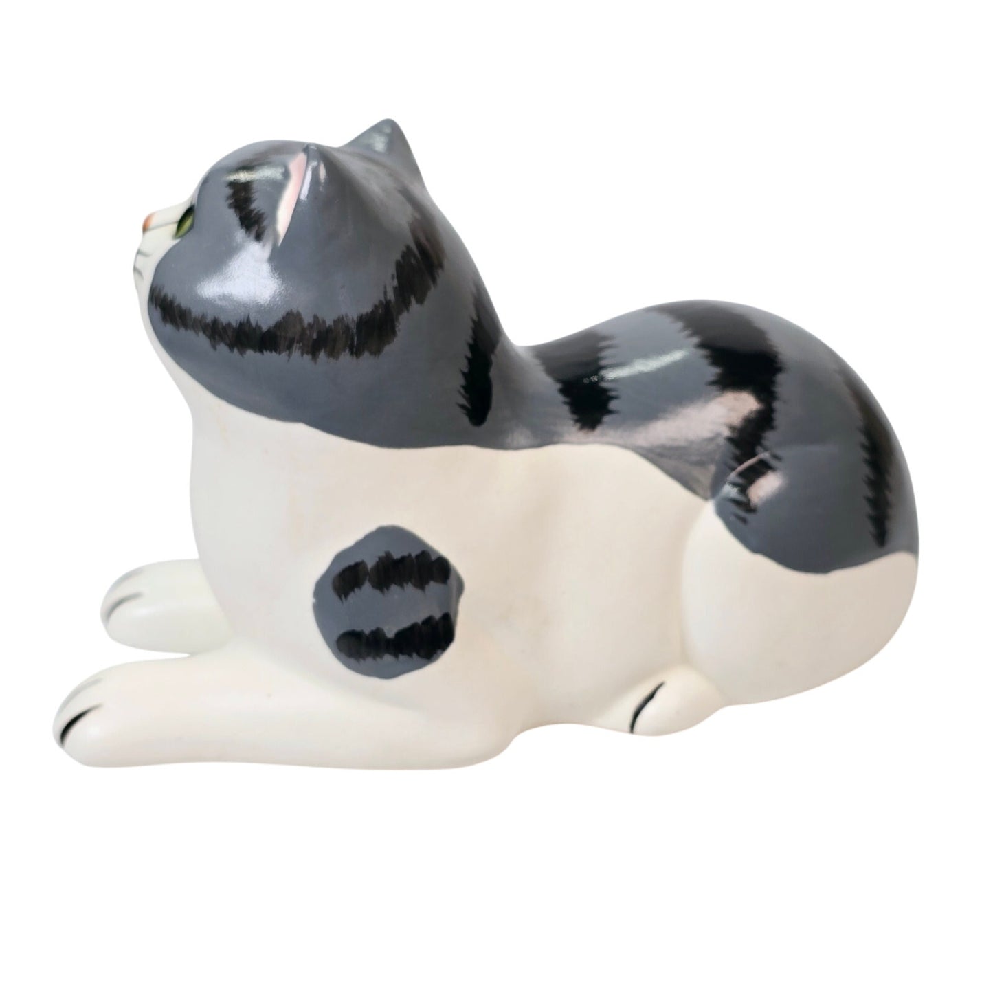 Royal Orleans 1985 Japan Grey Cat Figurine