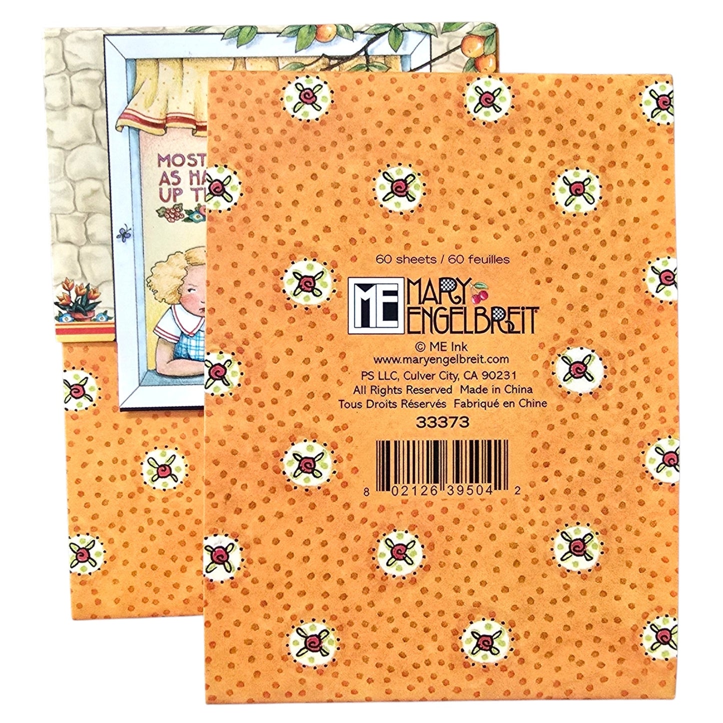 Mary Engelbreit Notepad LOT In ME Tin Box All New Giftable