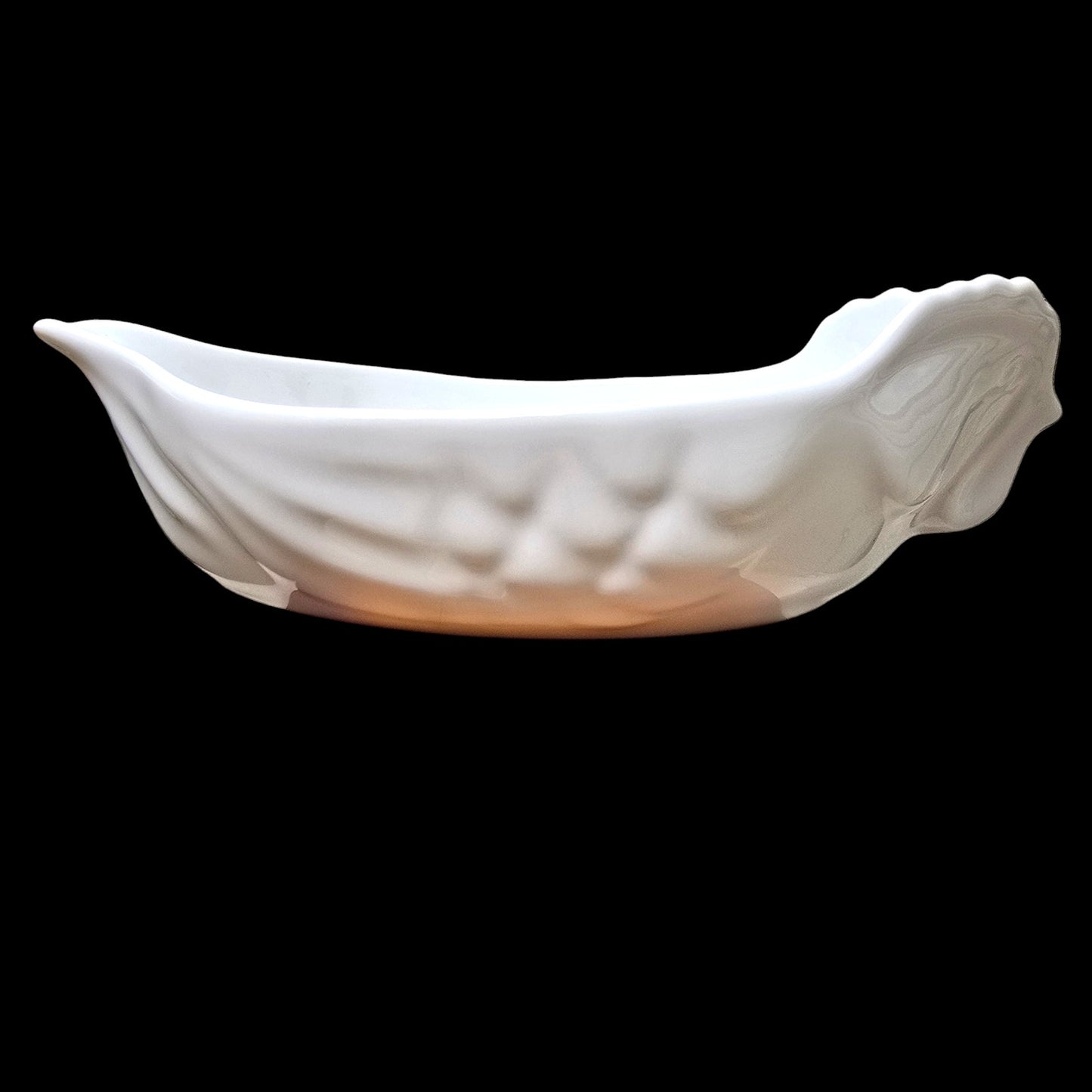 Revol France Porcelain White Blanc Poultry Chicken Casserole Dish Server
