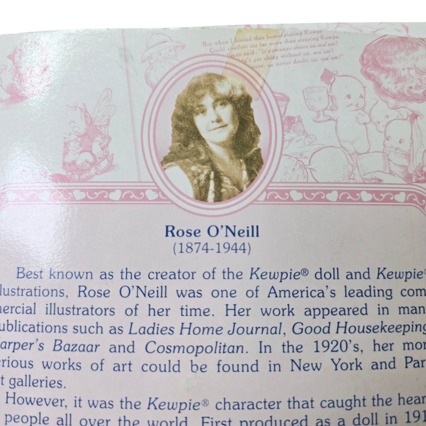 Vintage Rose O'Neill's Original Kewpie Doll as Snow White, 1999 Jesco Goldberger Doll