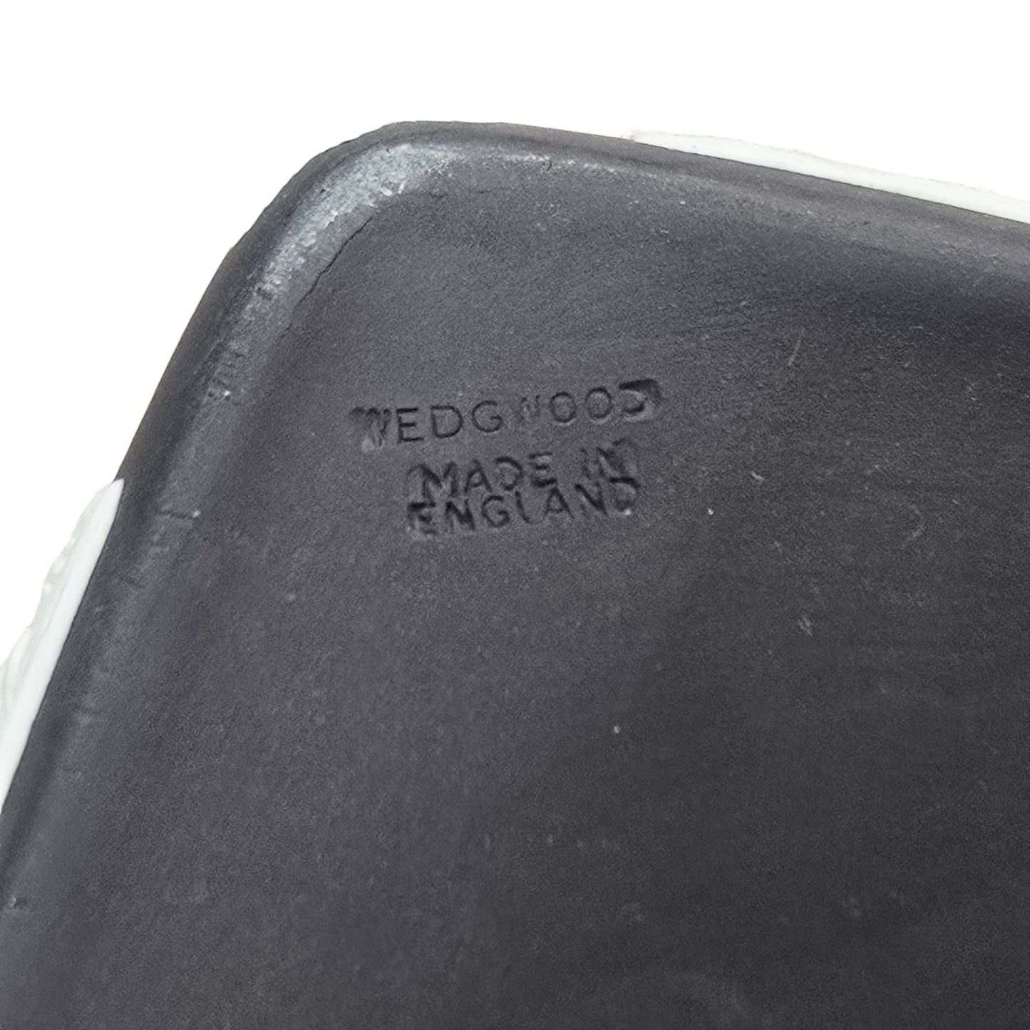 Wedgwood Black Basalt Jasperware trinket box Square Cherubs Courting Couples Made in England