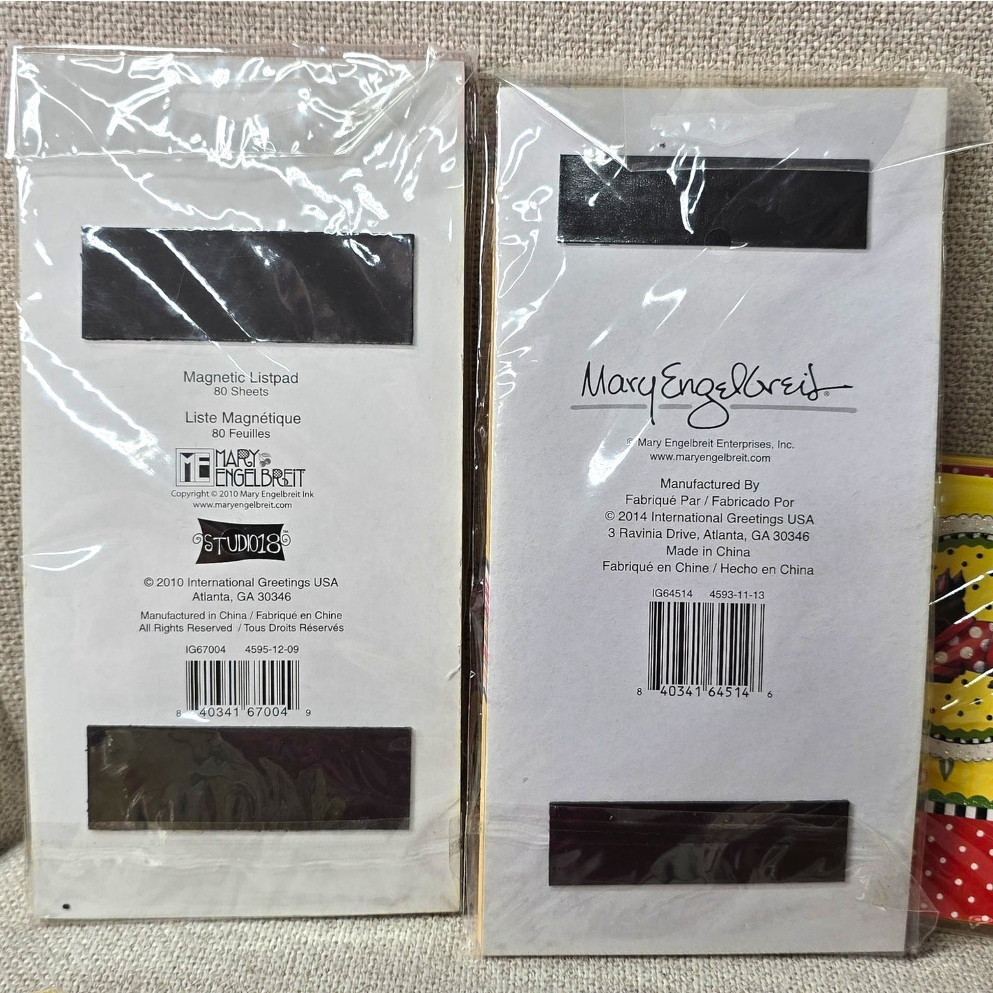 Mary Englebreit Scottie Dog / ScottishTerrier Dog LOT Yellow Cherries
