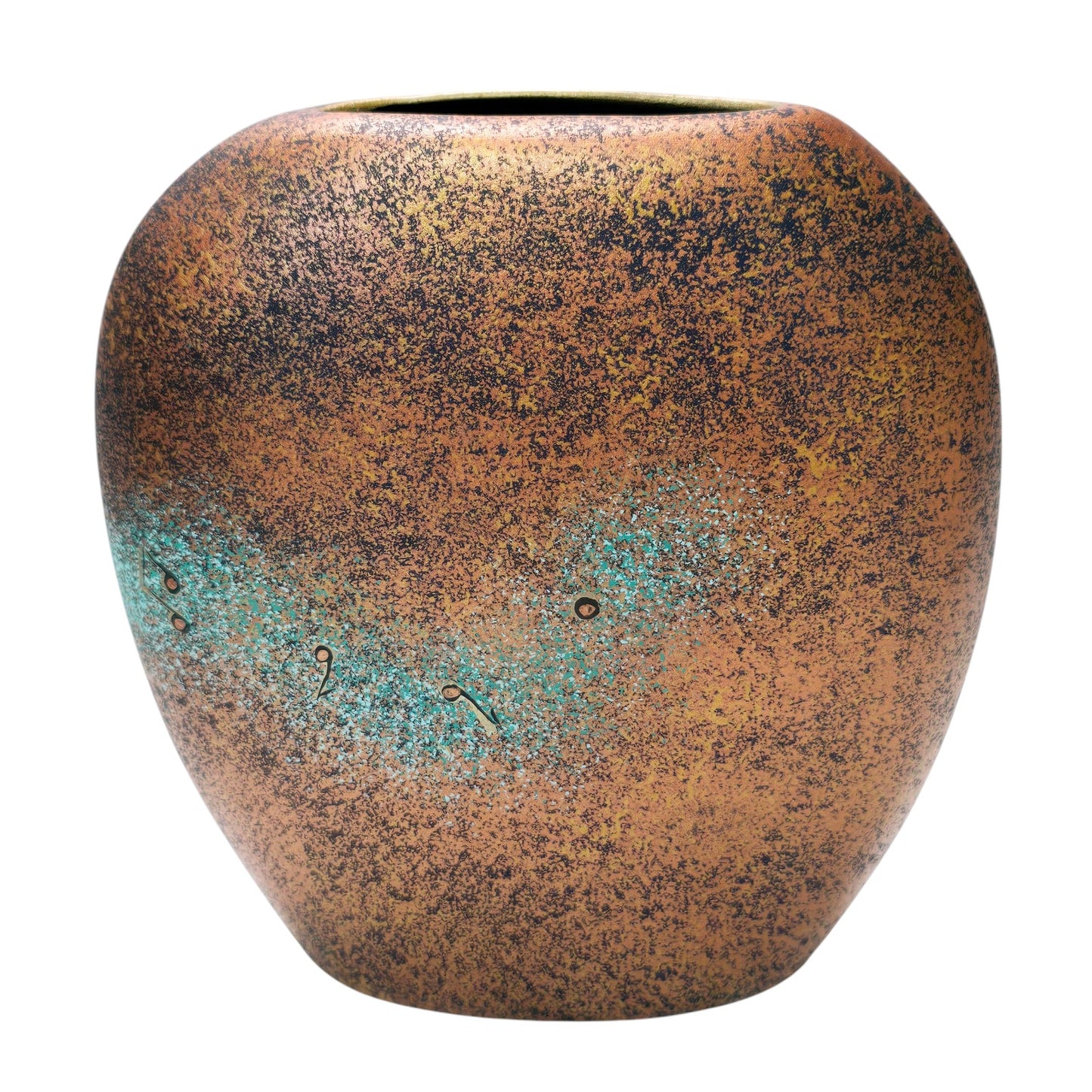 Teissedre Designs Kokepelli Rock Art Vase
