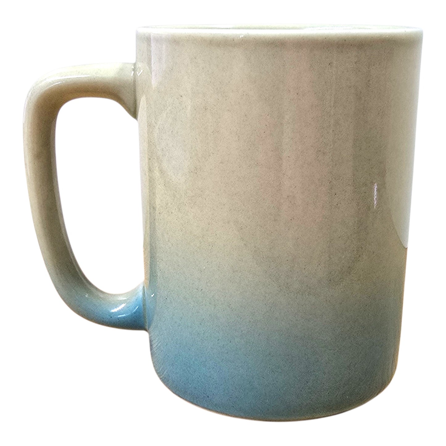 Vintage Otagiri Whale Rainbow Coffee Mug Japan Ceramic Stoneware 1970s