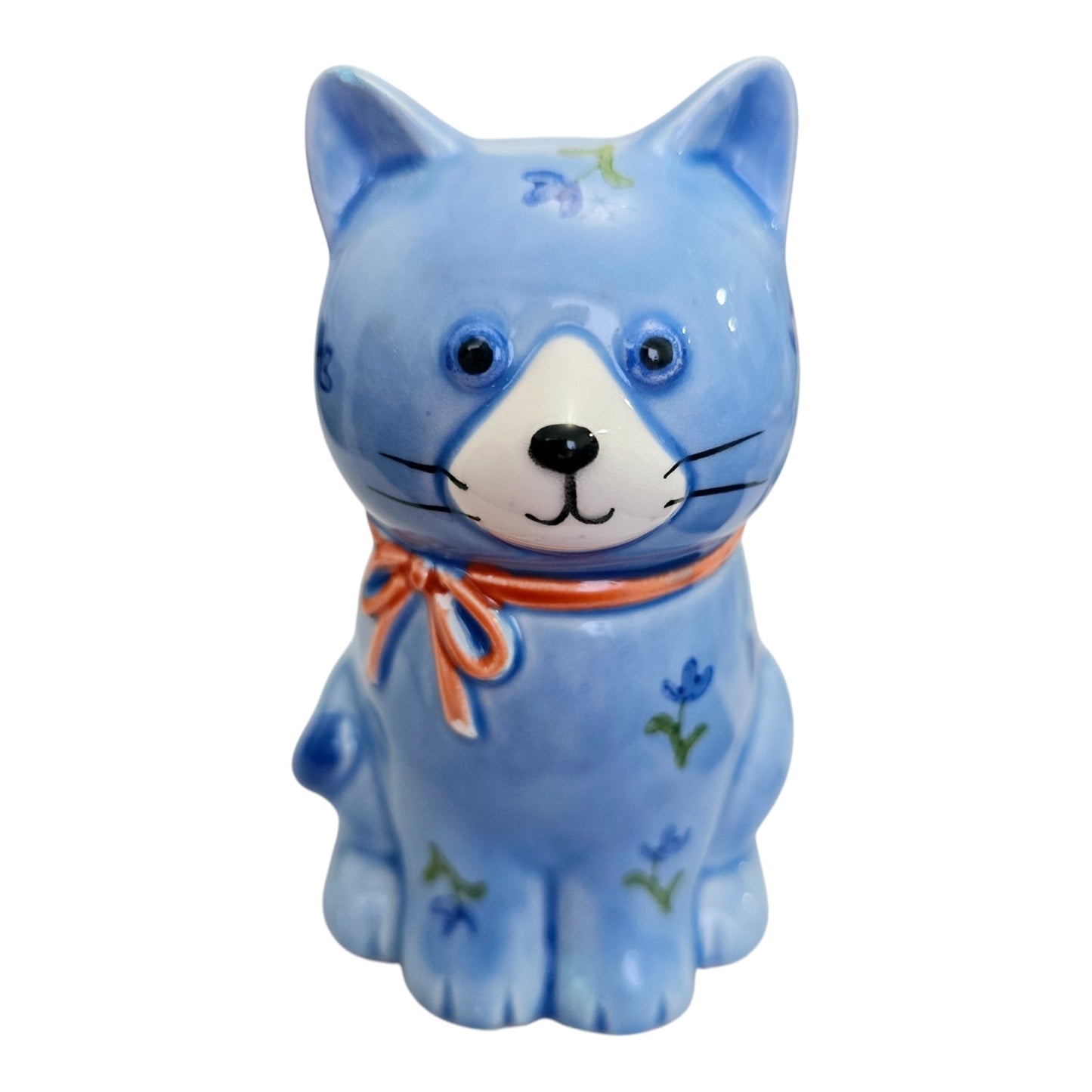 Large Blue Otagiri Cat LIVE-CRAFTED SHAKER + 3 PINS Join me LIVE to give Input, or Give me Creative Freedom!