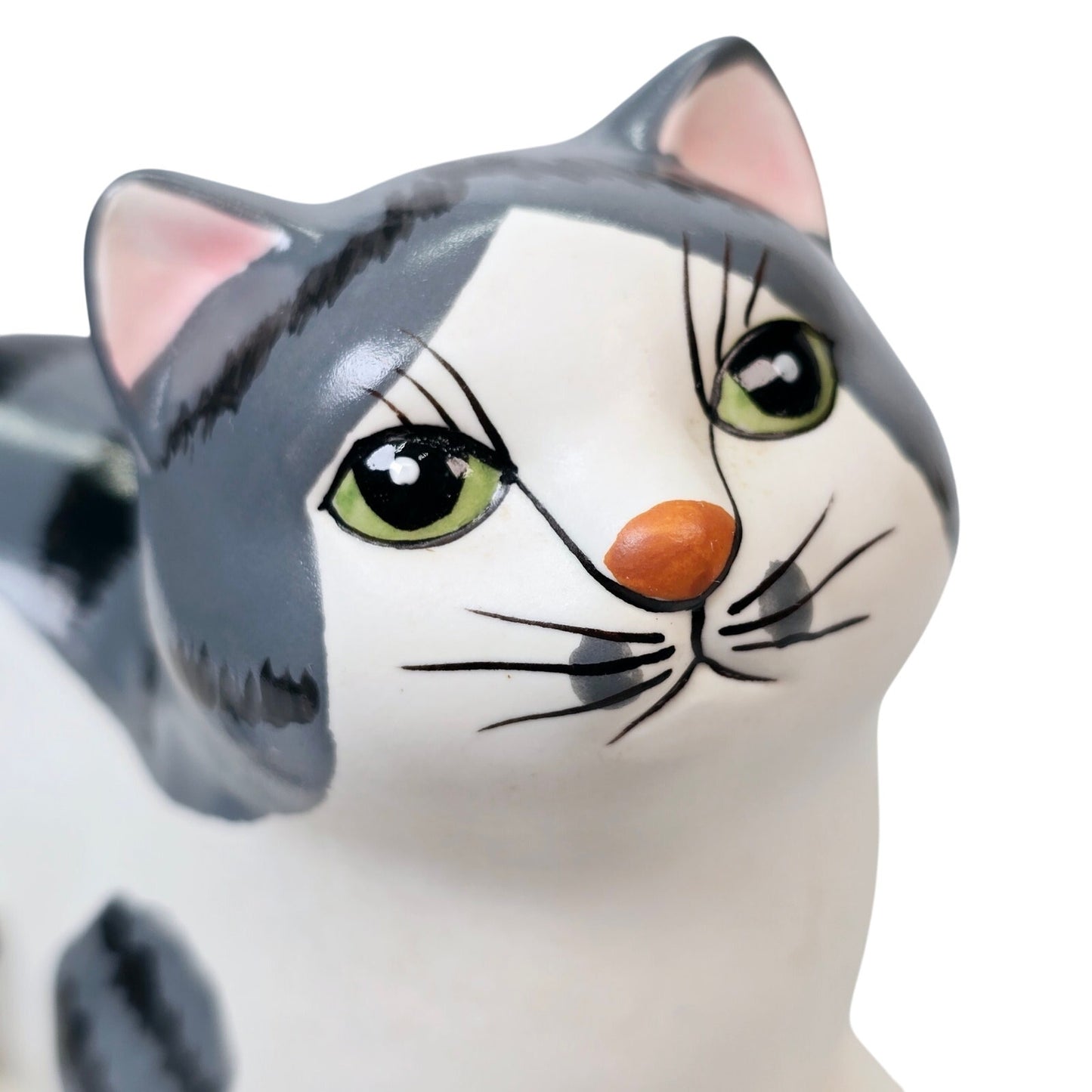 Royal Orleans 1985 Japan Grey Cat Figurine