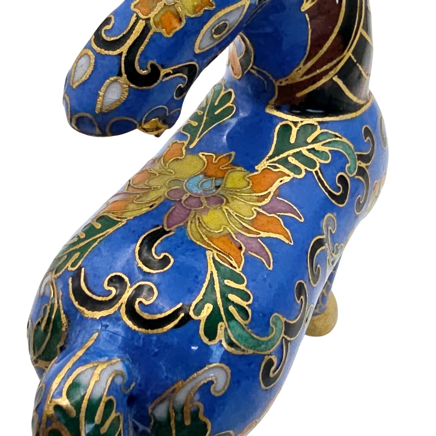 Vintage Cloisonne Horse Figurine Franklin Mint 1991 without Base
