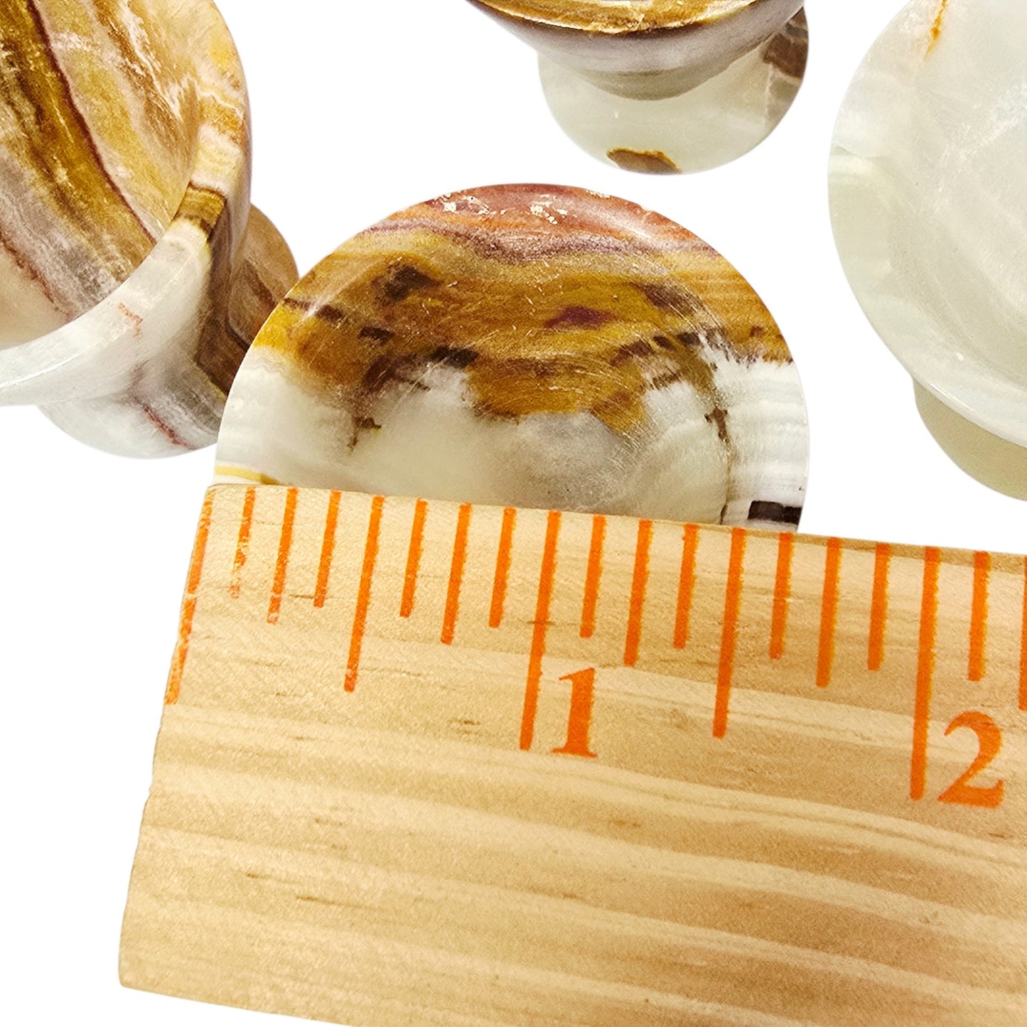 5 Vtg Onyx Stone Egg Cups Shot Glasses Hand Carved Marble Spring Brunch Barware