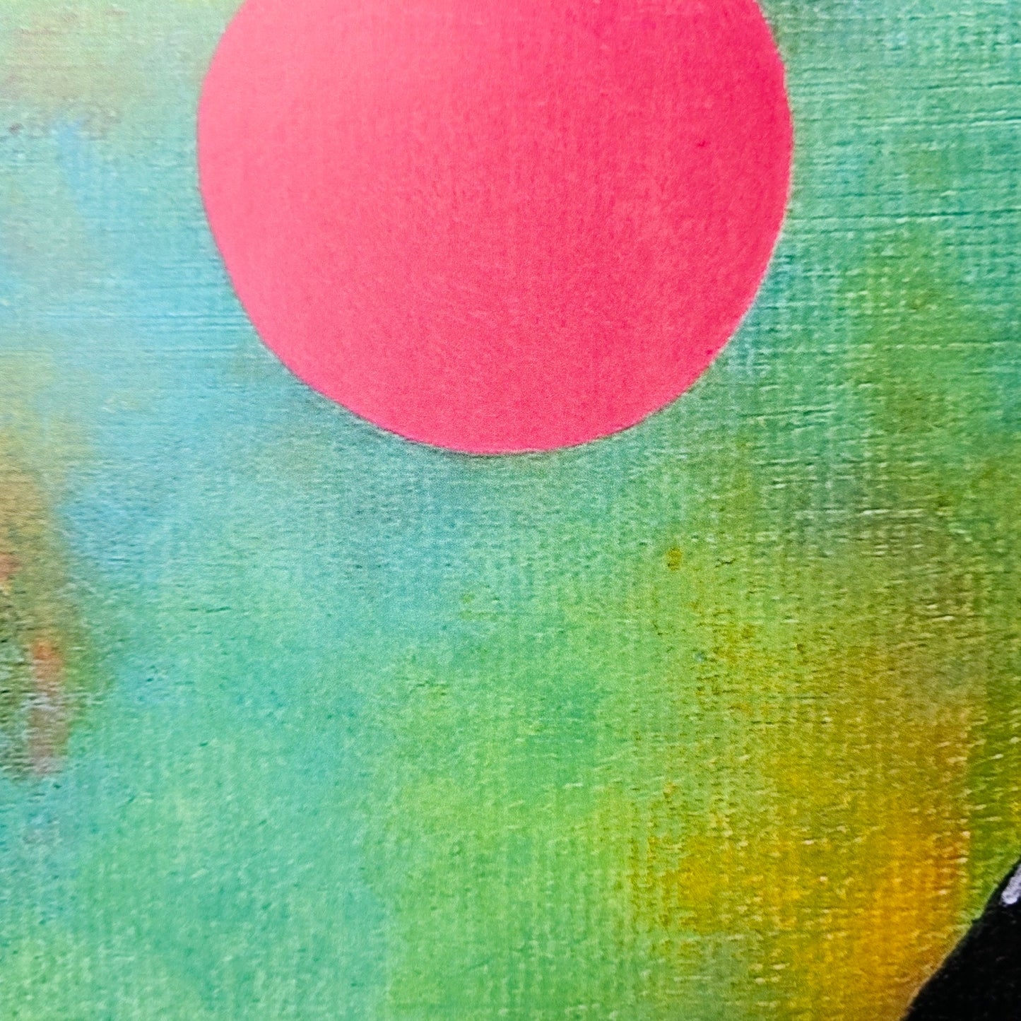 16x12 Red Bird Art Print Mysteries of the Universe 2014 Bridget Griffith Evans
