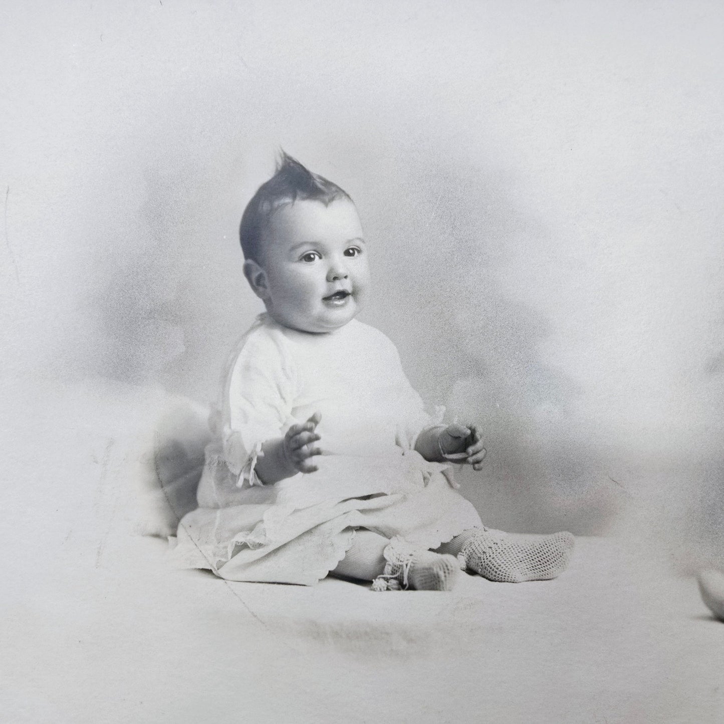 Antique 3 Pose Hartsook Baby Photos, Framed, Adorable Triplets