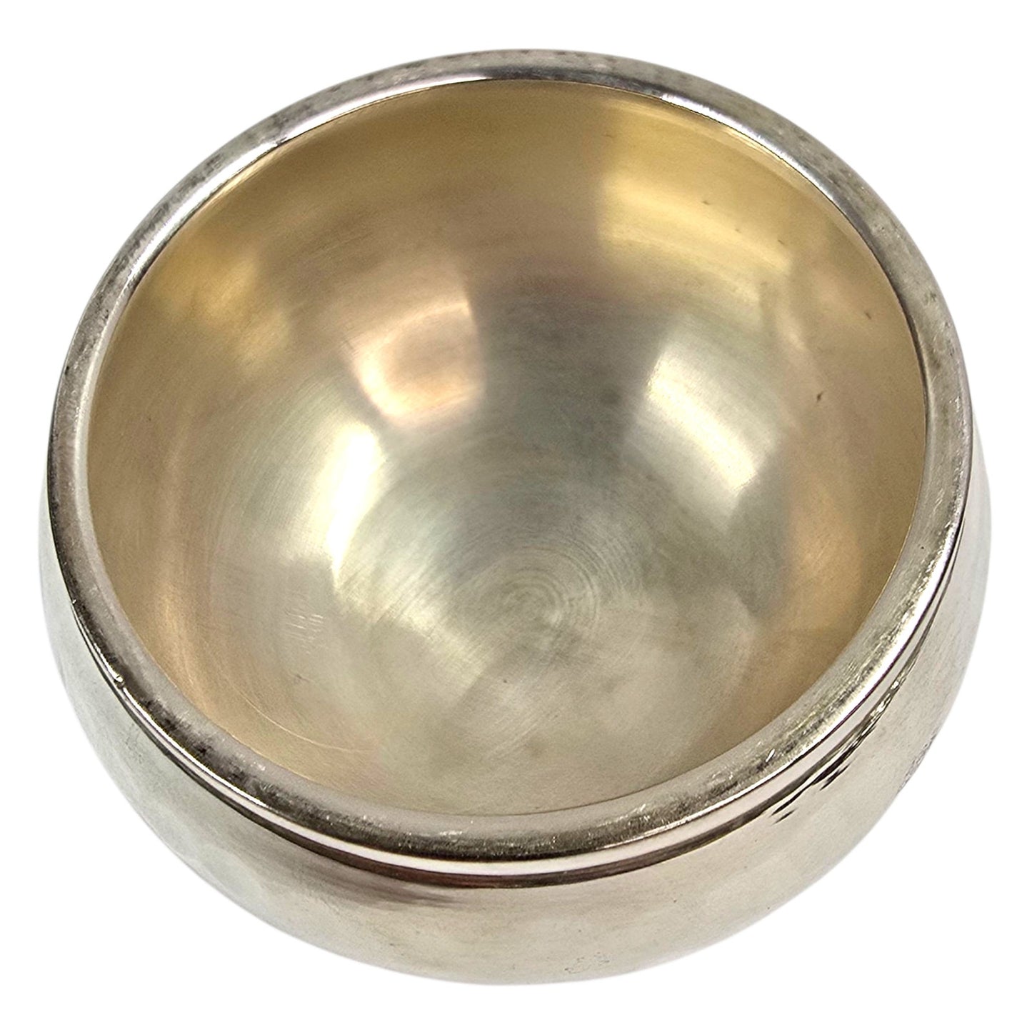 Vtg Warwick Tea Strainer with Bowl Hammered Silver Plated Item No 7094