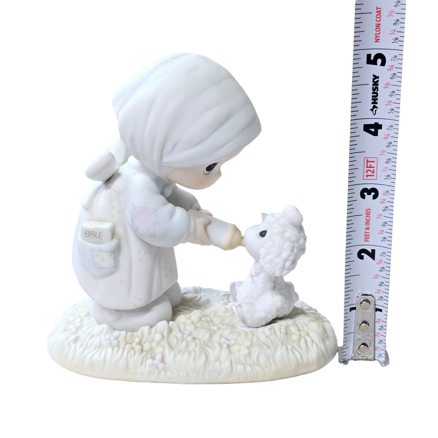Vtg 1987 Feed My Sheep Precious Moments Figurine Members Only Piece with Box