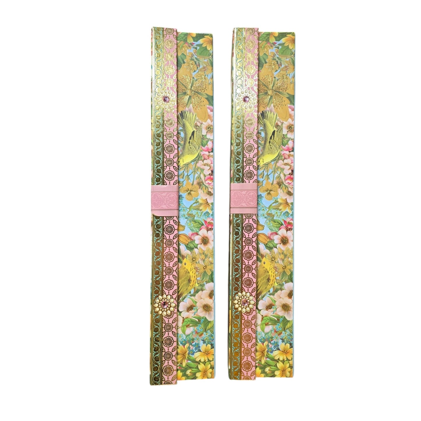 Set of 2 Open Box Punch Studio Plumeria Scented Drawer Liner Sheets 2 Boxes and 6 Liners