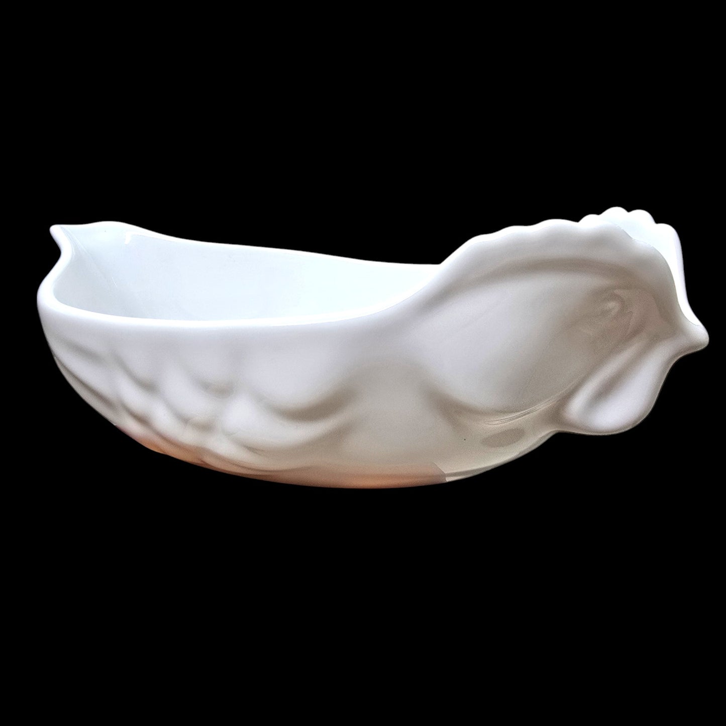 Revol France Porcelain White Blanc Poultry Chicken Casserole Dish Server