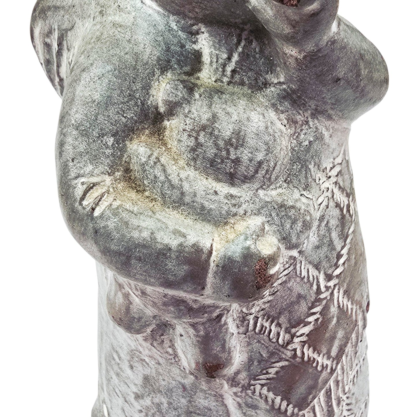 Isabel Bloom Concrete Figurine Girl Angel Teddy Sucking Thumb Yawning '98 Signed