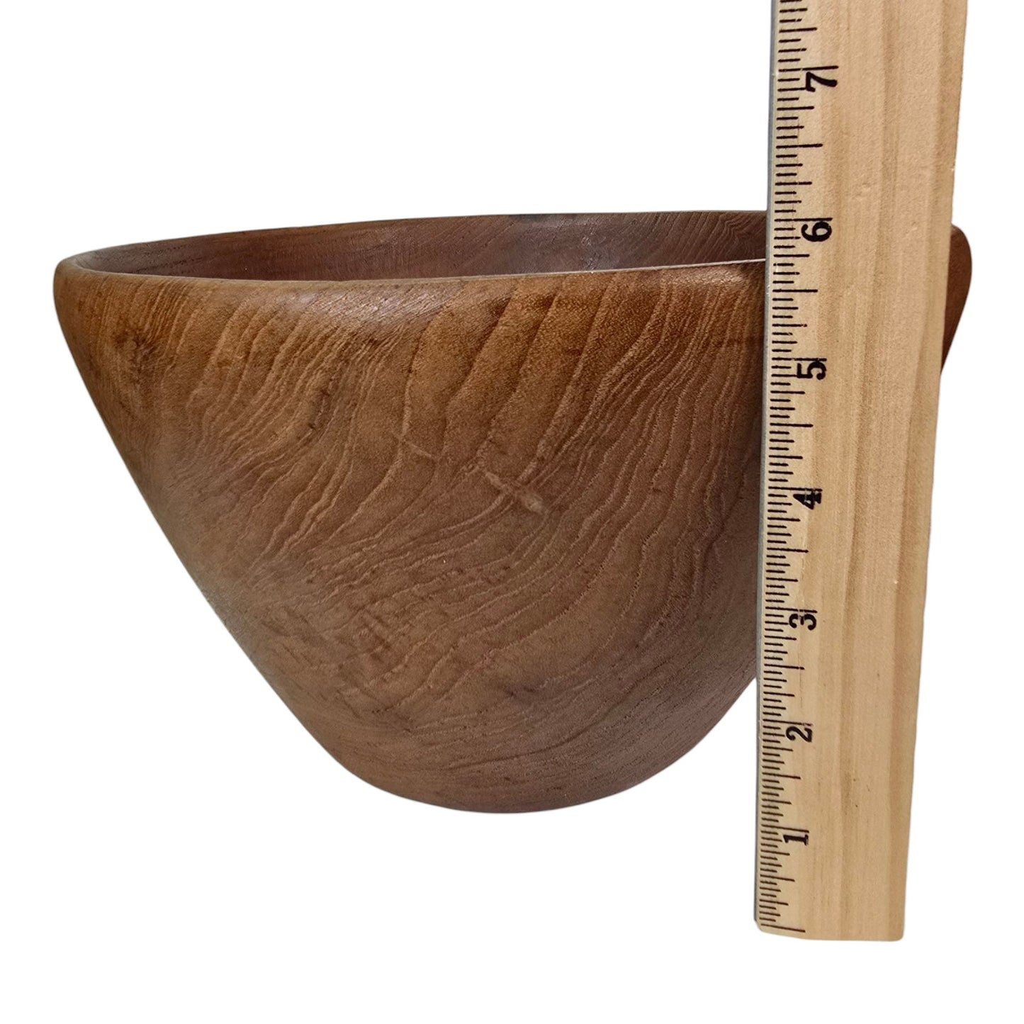 3 Pc Vintage Wooden Salad Bowl with Tongs marked Kamani Woods