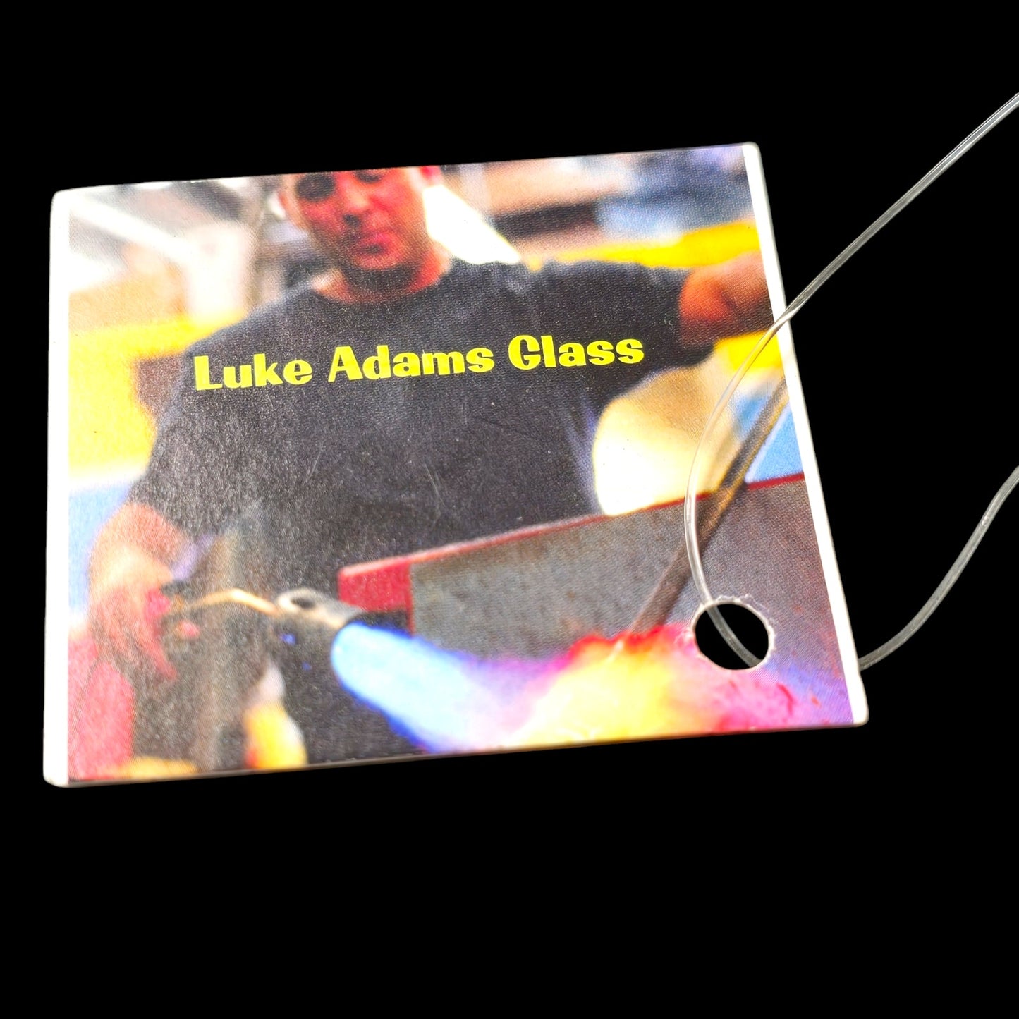 Set of 3 Luke Adams Hand-Blown "Wish" Ball Ornaments